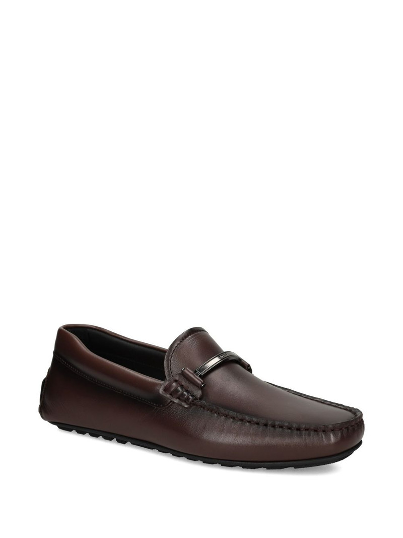 BOSS leather loafers outlook