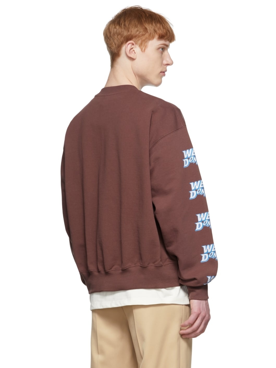 Brown Cotton Sweatshirt - 3