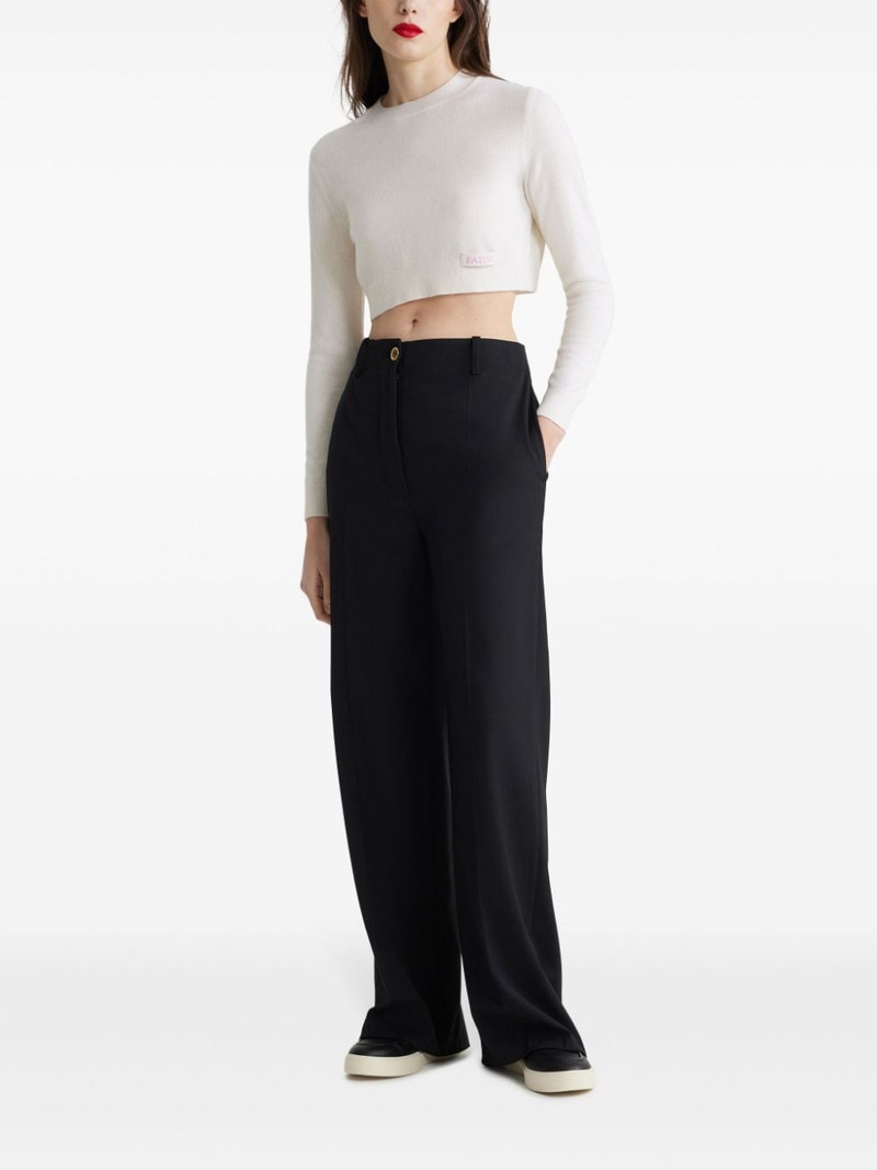 PATOU wool cropped sweater outlook