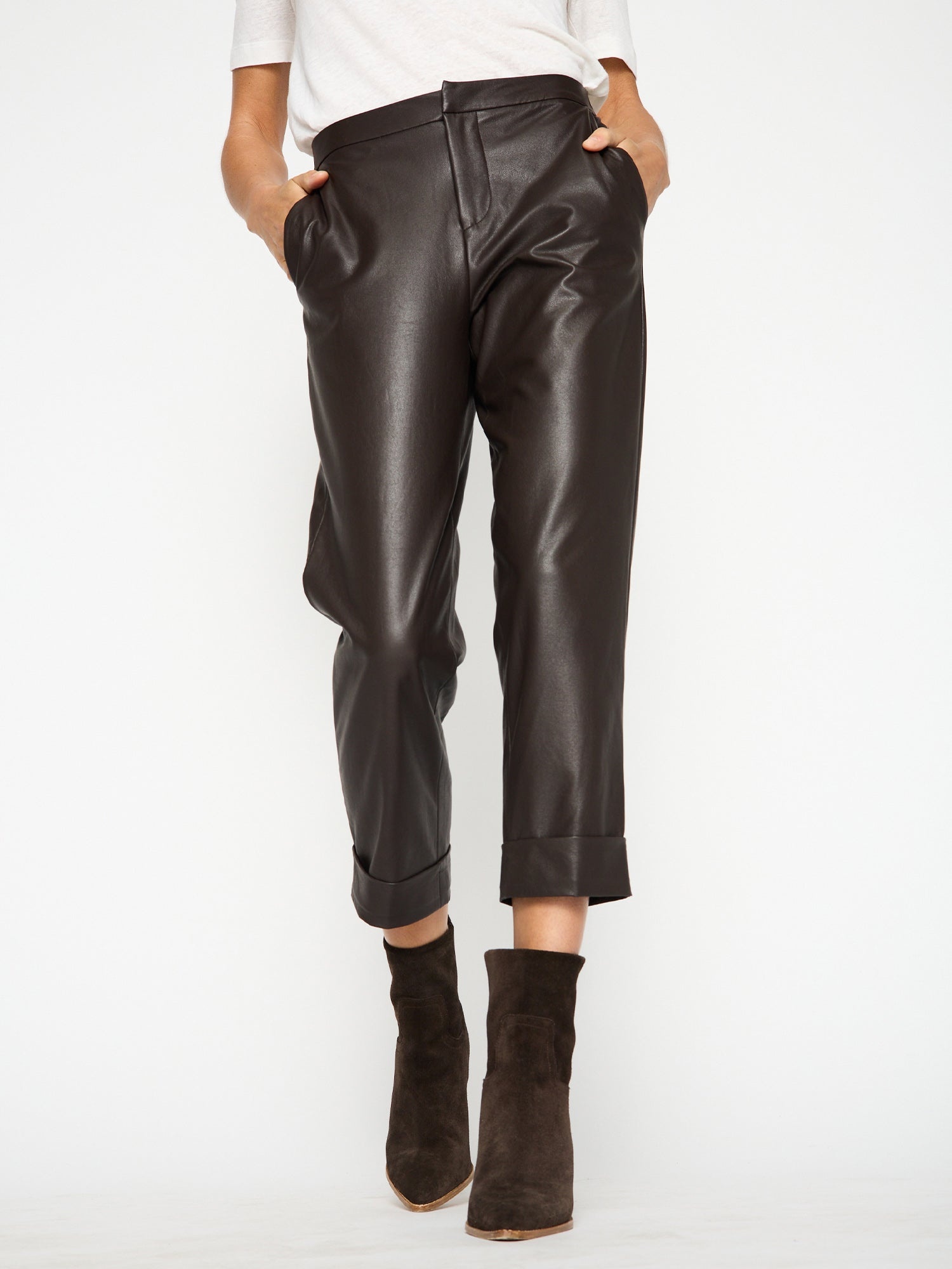 The Westport Vegan Leather Pant - 1