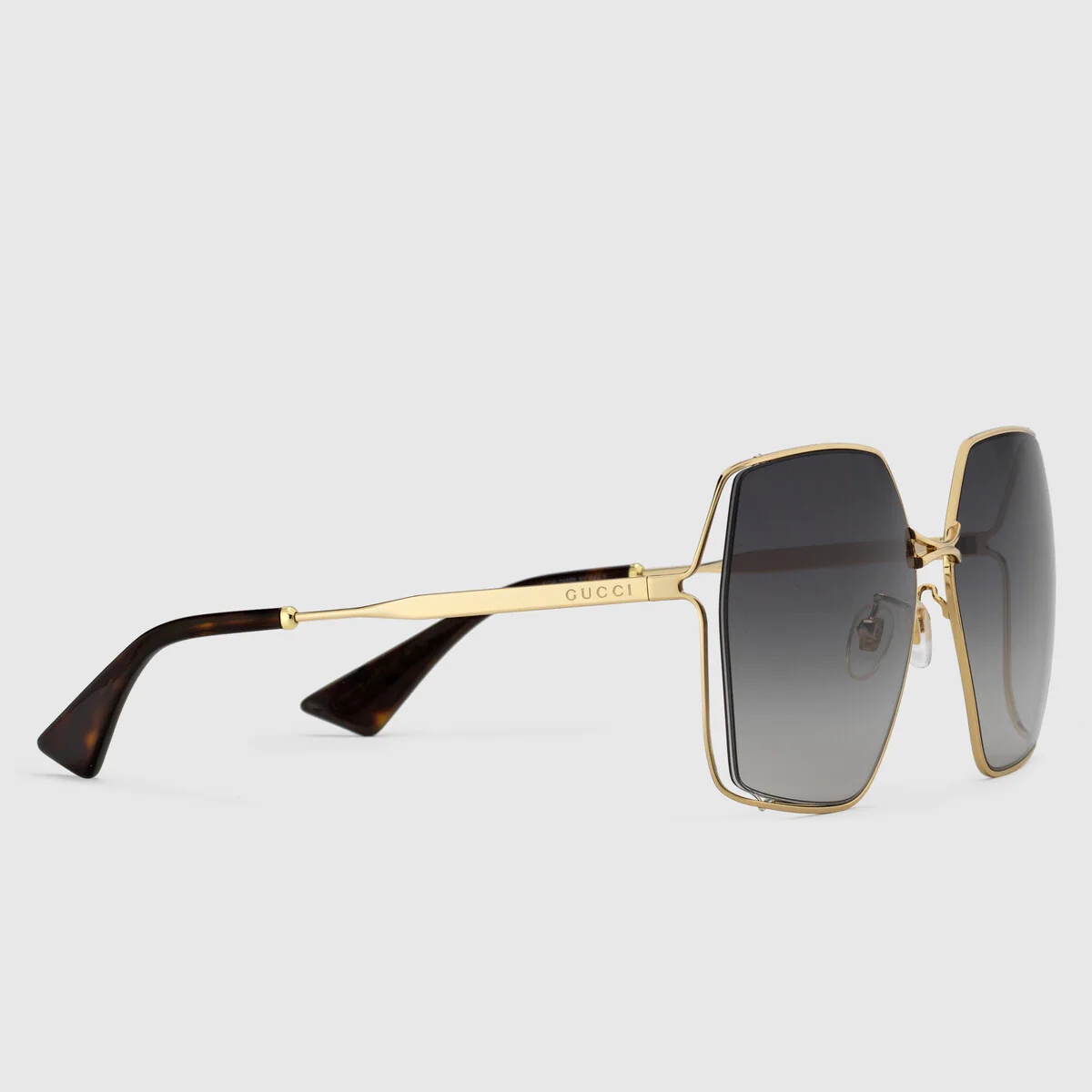 Oversize oval-frame sunglasses - 2