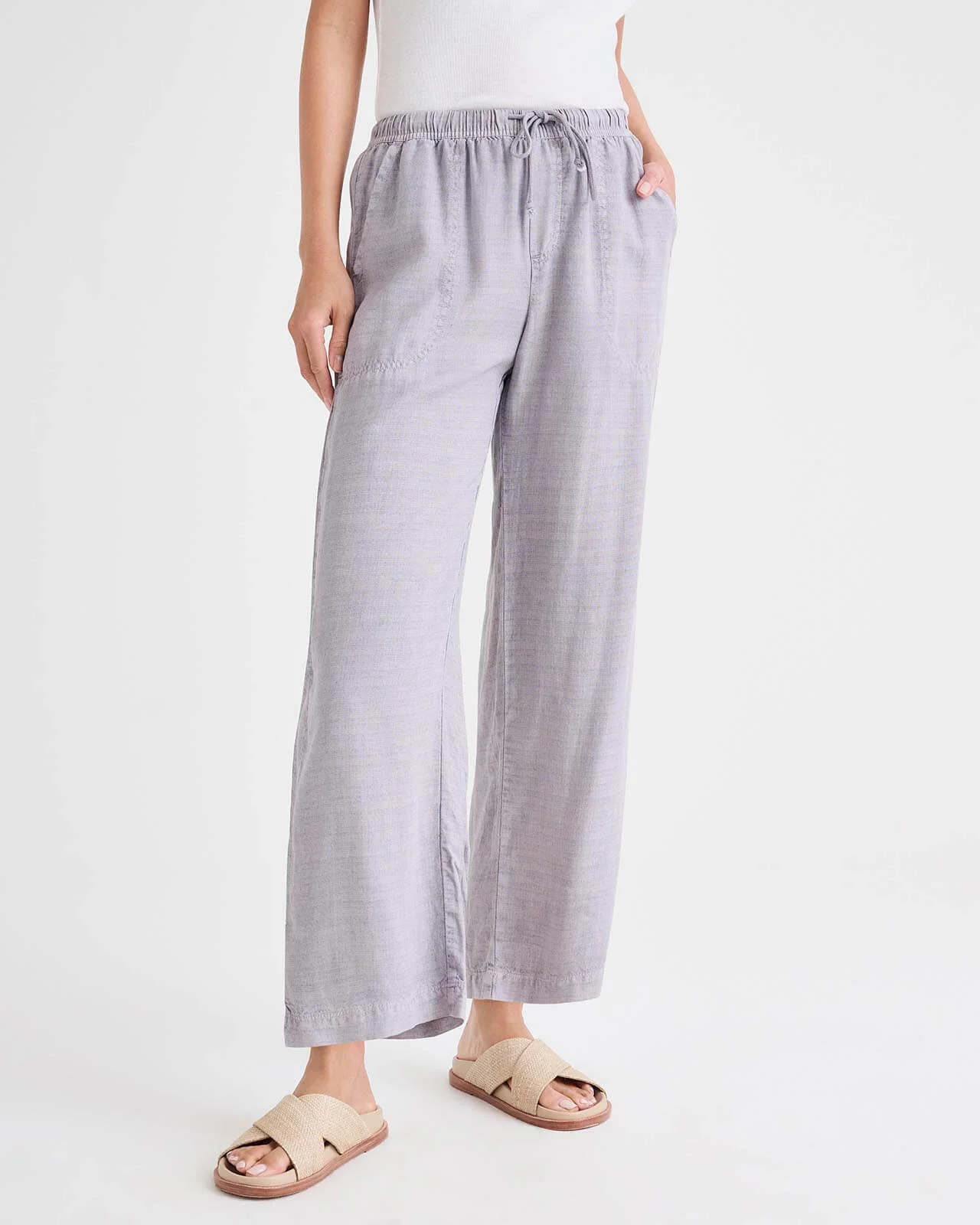 Angie Crop Wide Leg Pant - 1