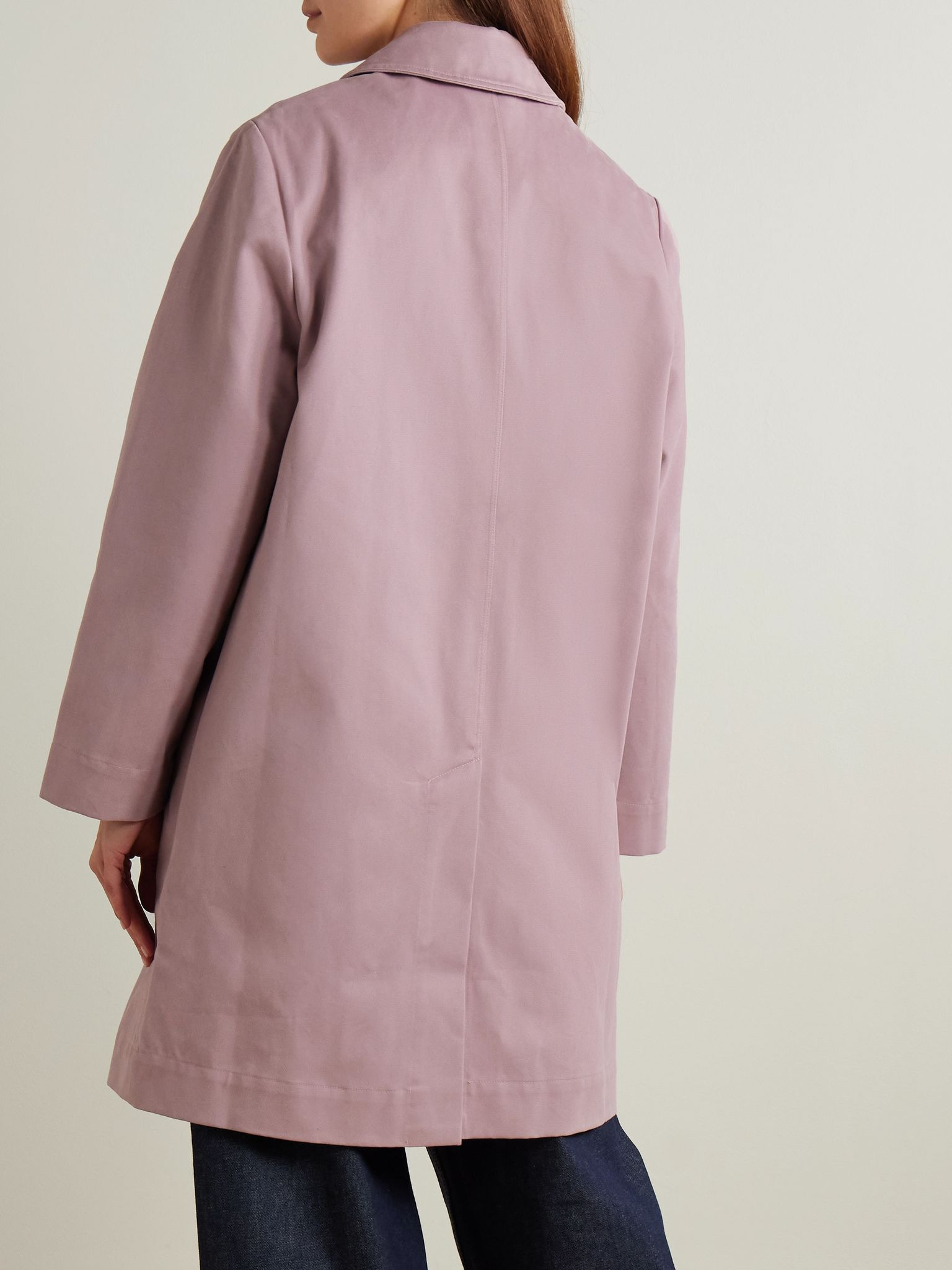 Yuri cotton-twill coat Pink - 4