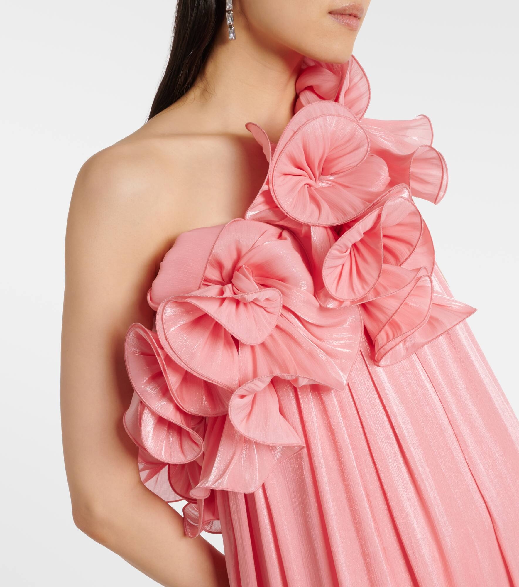 Charmain plissé georgette gown - 4