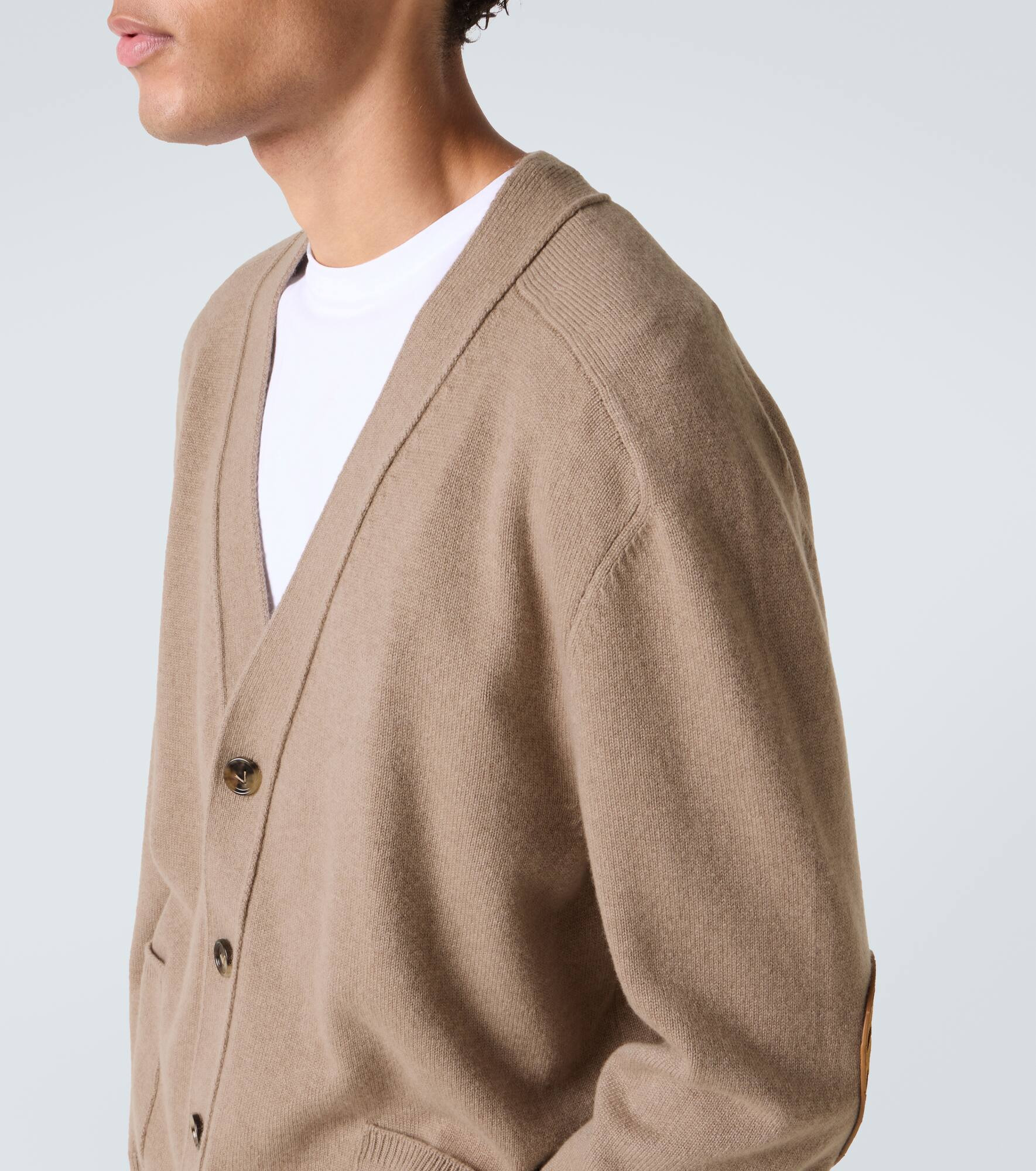 Cashmere-blend cardigan - 5