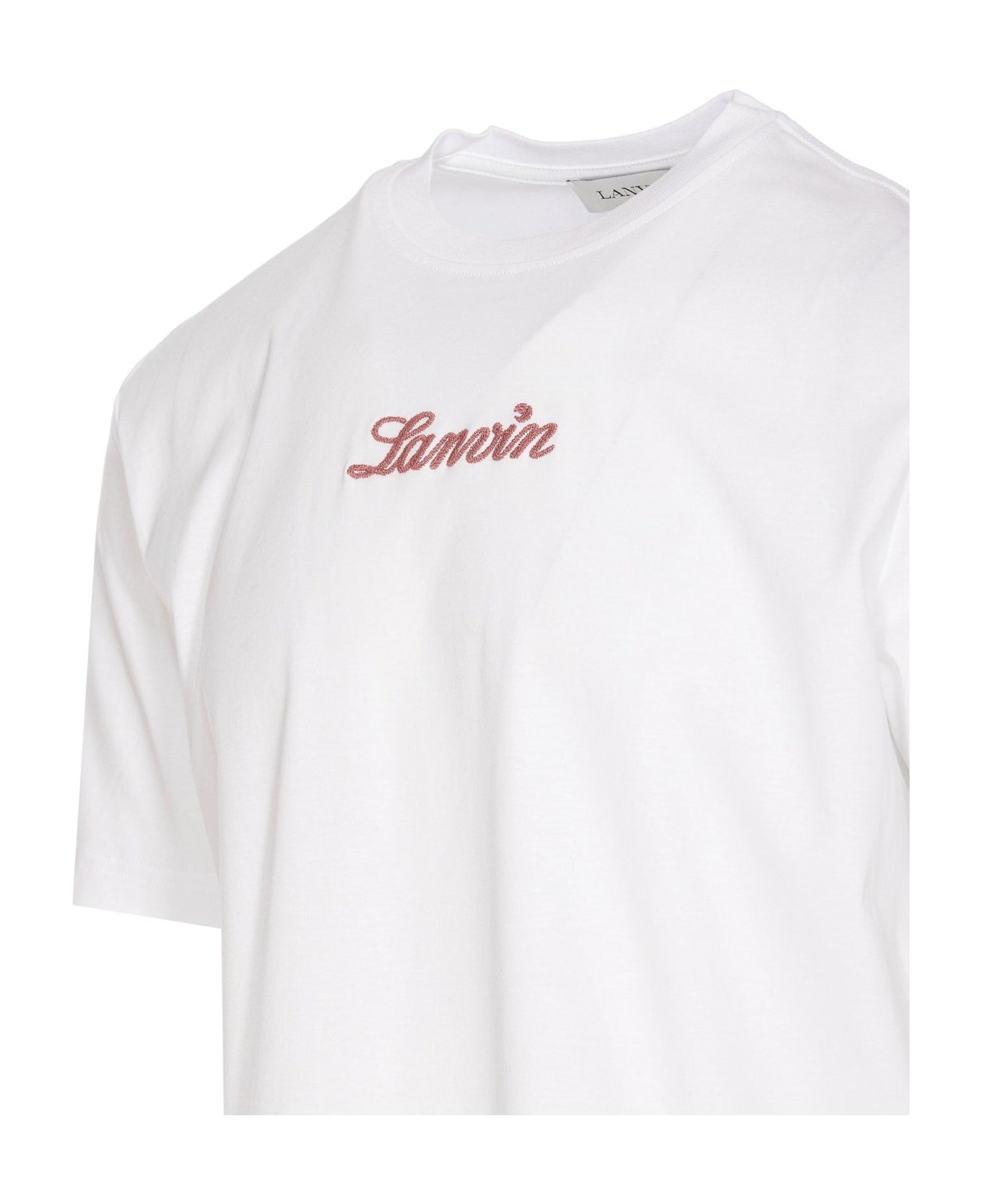 Logo Embroidered Crewneck T-shirt - 3