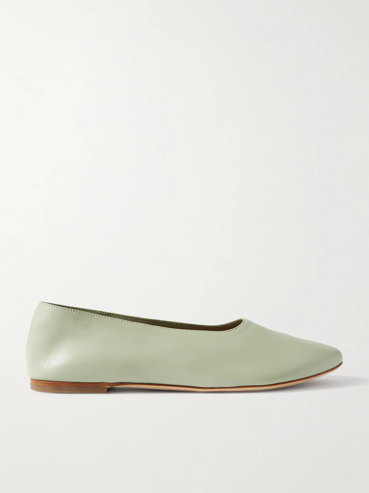 Alba Leather Ballet Flats - 1