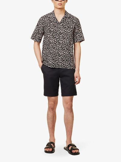 Paul Smith Regular-fit mid-rise stretch organic-cotton shorts outlook