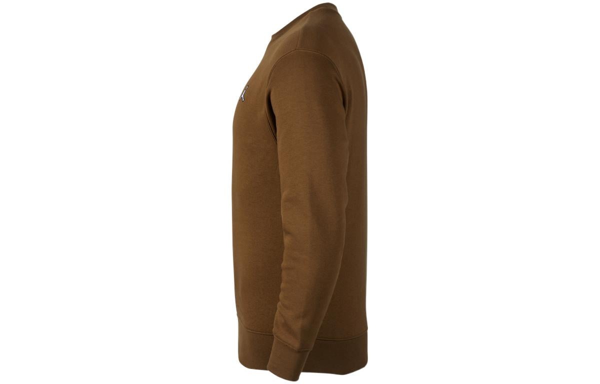Air Jordan Fleece Crewneck Top 'Olive' FB7656-361 - 3