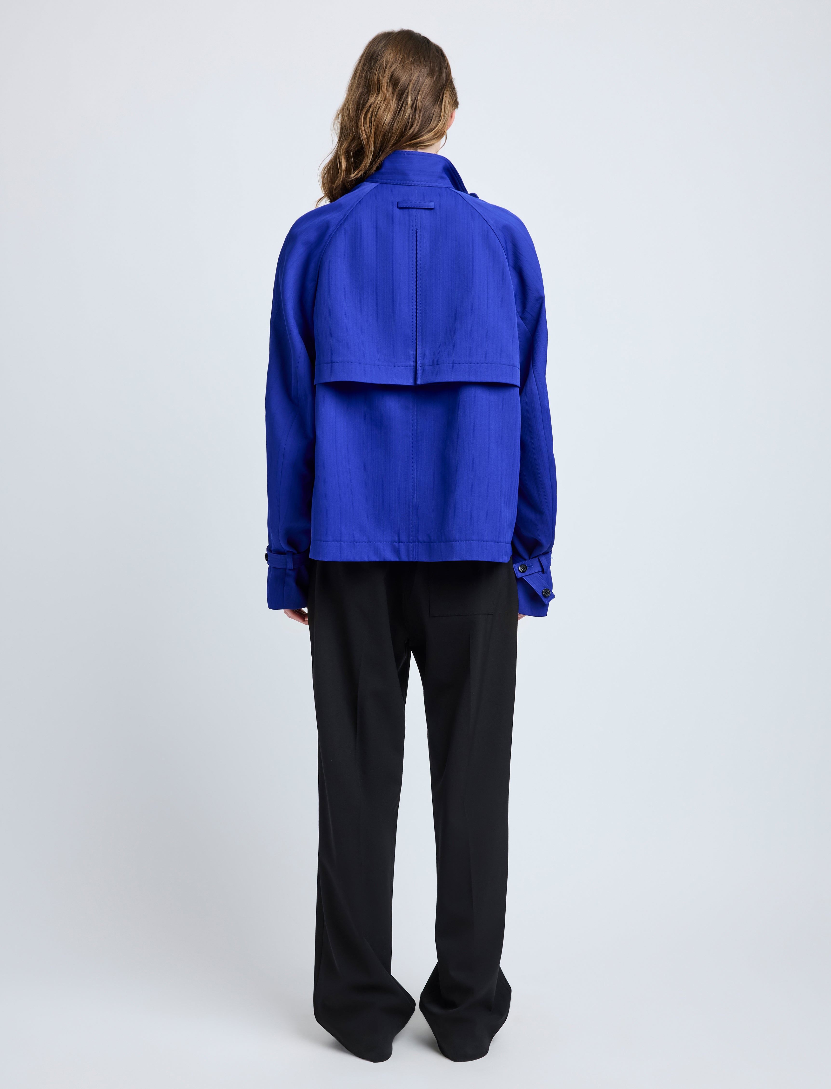 Larissa Jacket in Technical Nylon Jacquard - 5