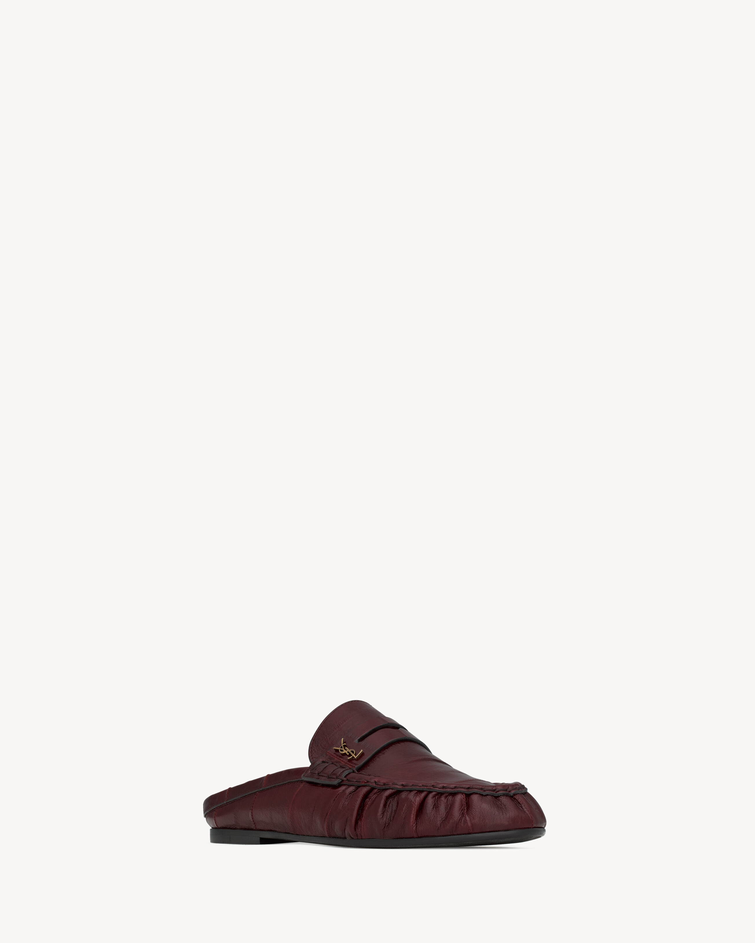 LE LOAFER MULES IN EEL - 3