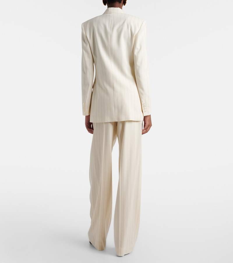 Striped high-rise wool wide-leg pants 3