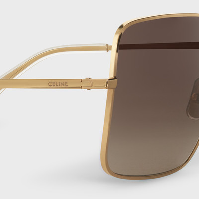 CELINE Metal Frame 09 Sunglasses in Metal outlook