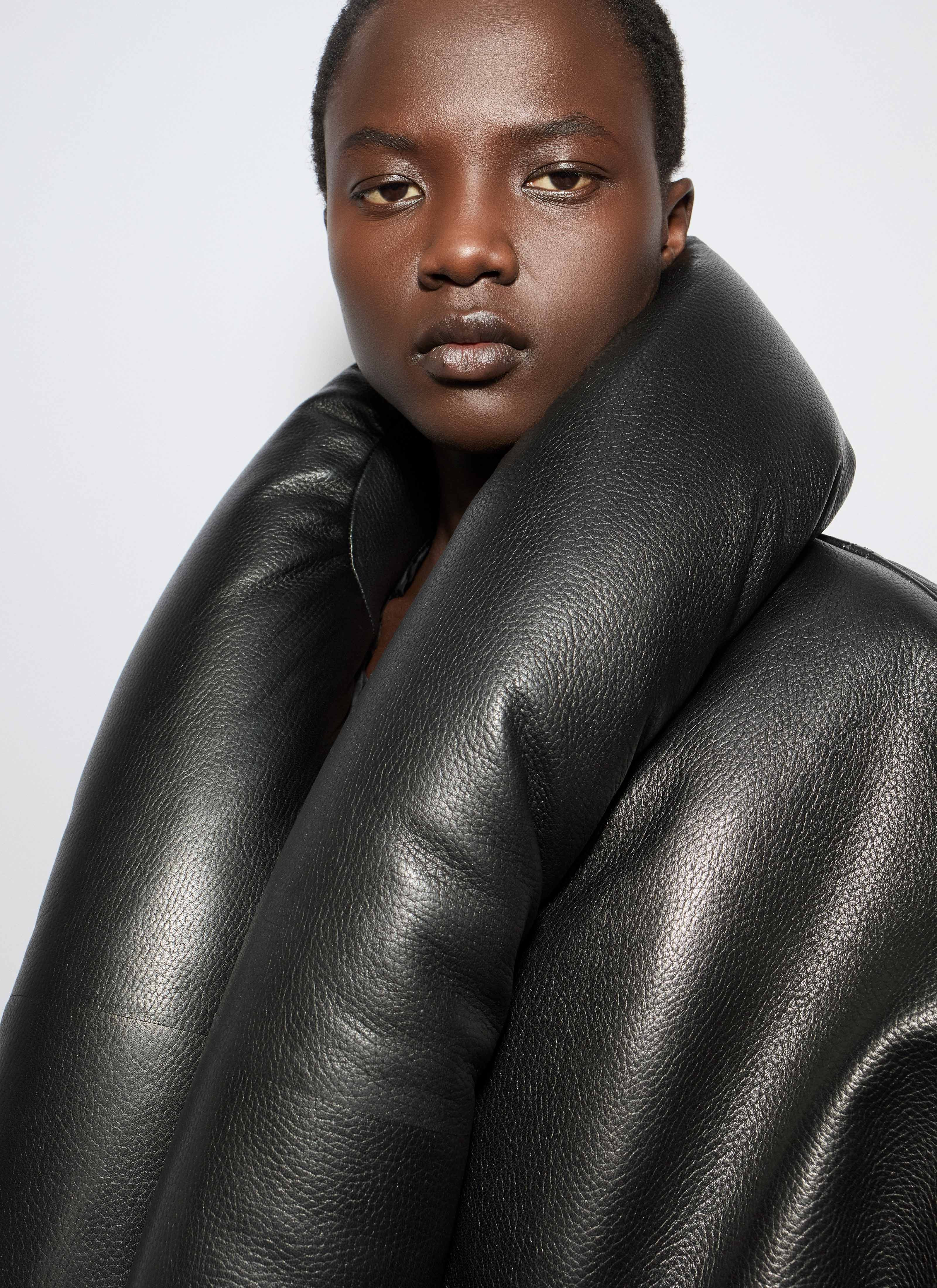 LAMBSKIN PADDED BOMBER - 7