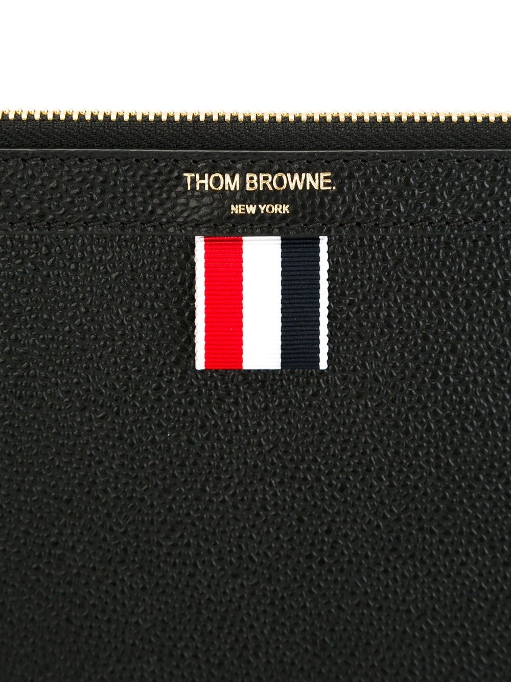 logo-stamp leather document holder - 6