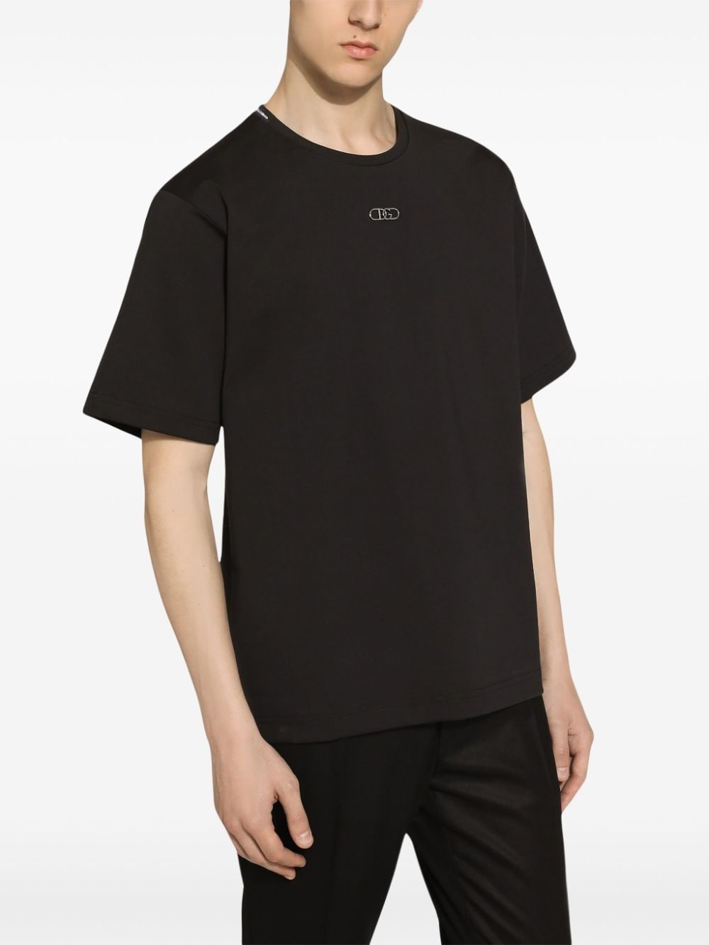 embroidered logo t-shirt - 5