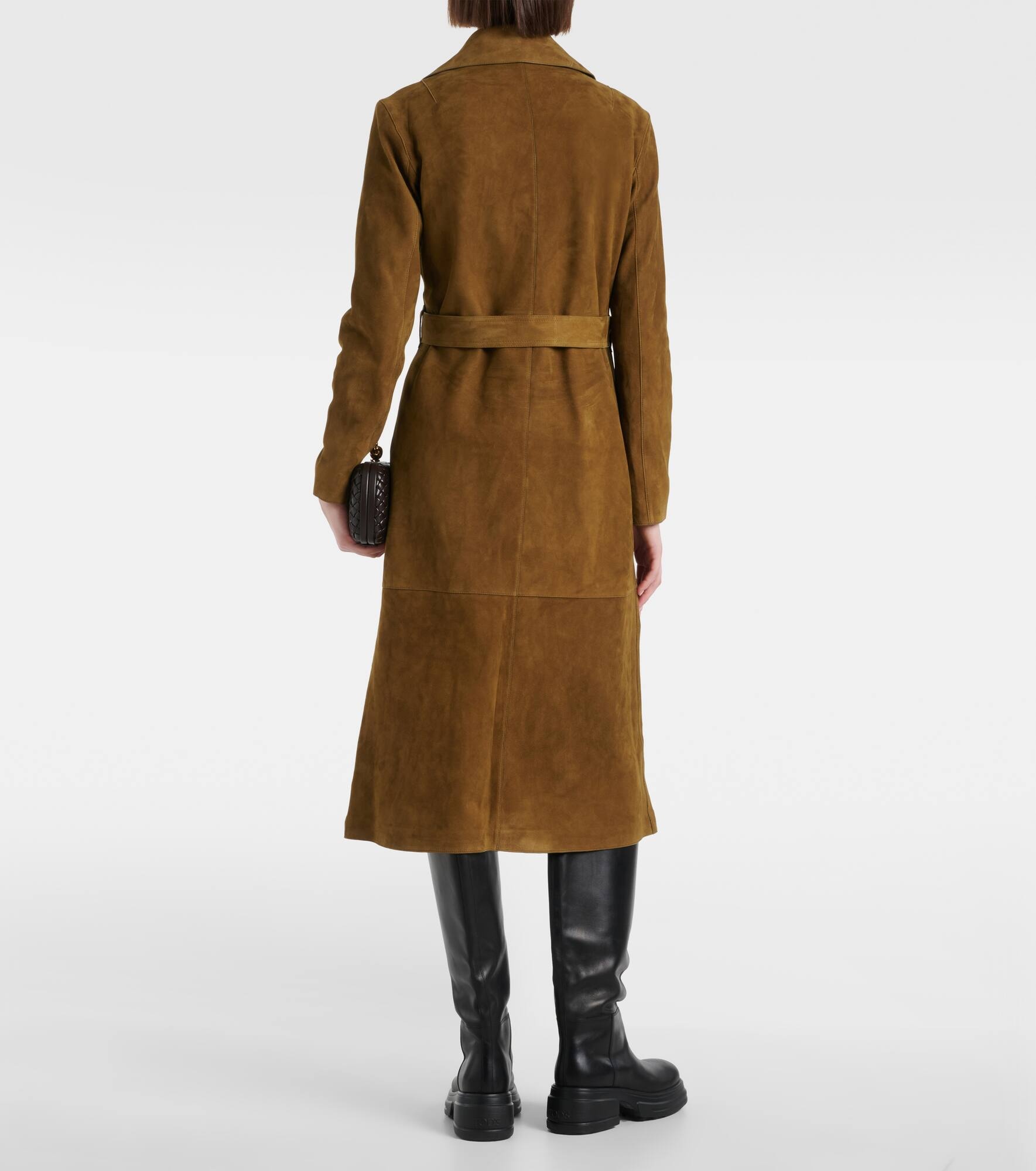 Yves Salomon Suede trench coat | REVERSIBLE