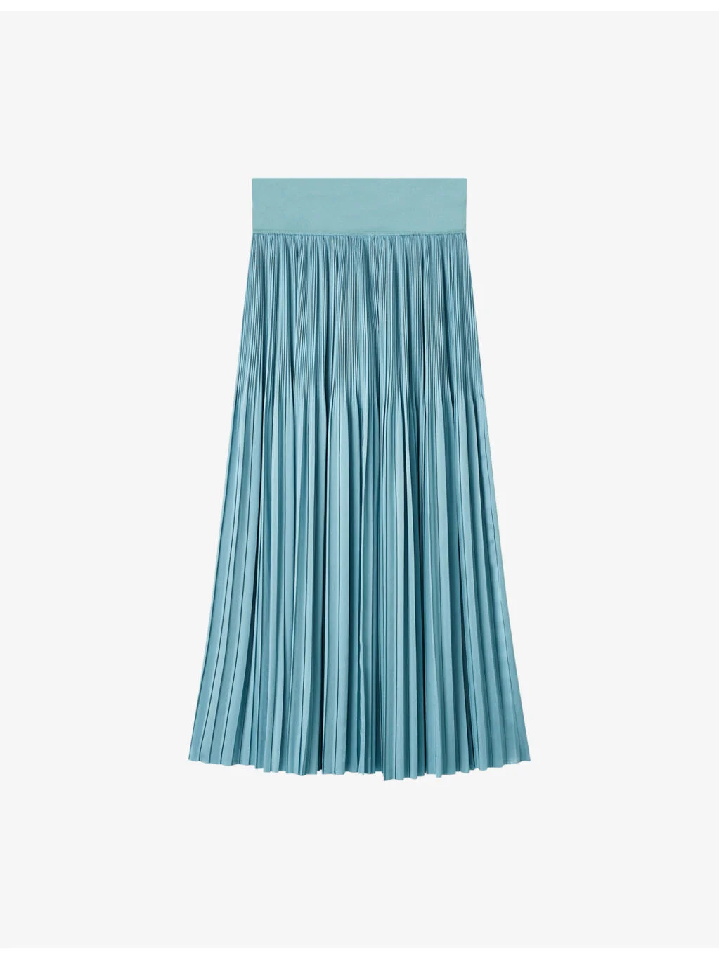 Rabat Pleated Maxi Satin Skirt - 1