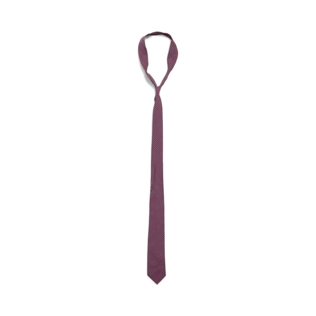 Men's Tie  in Burgundy - 1