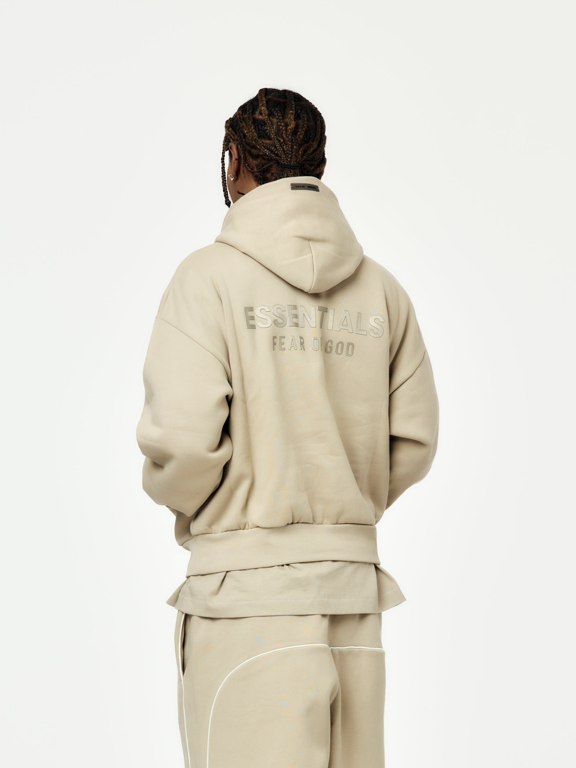 CLASSIC FIT FLEECE HOODIE (TIMBER) - 3