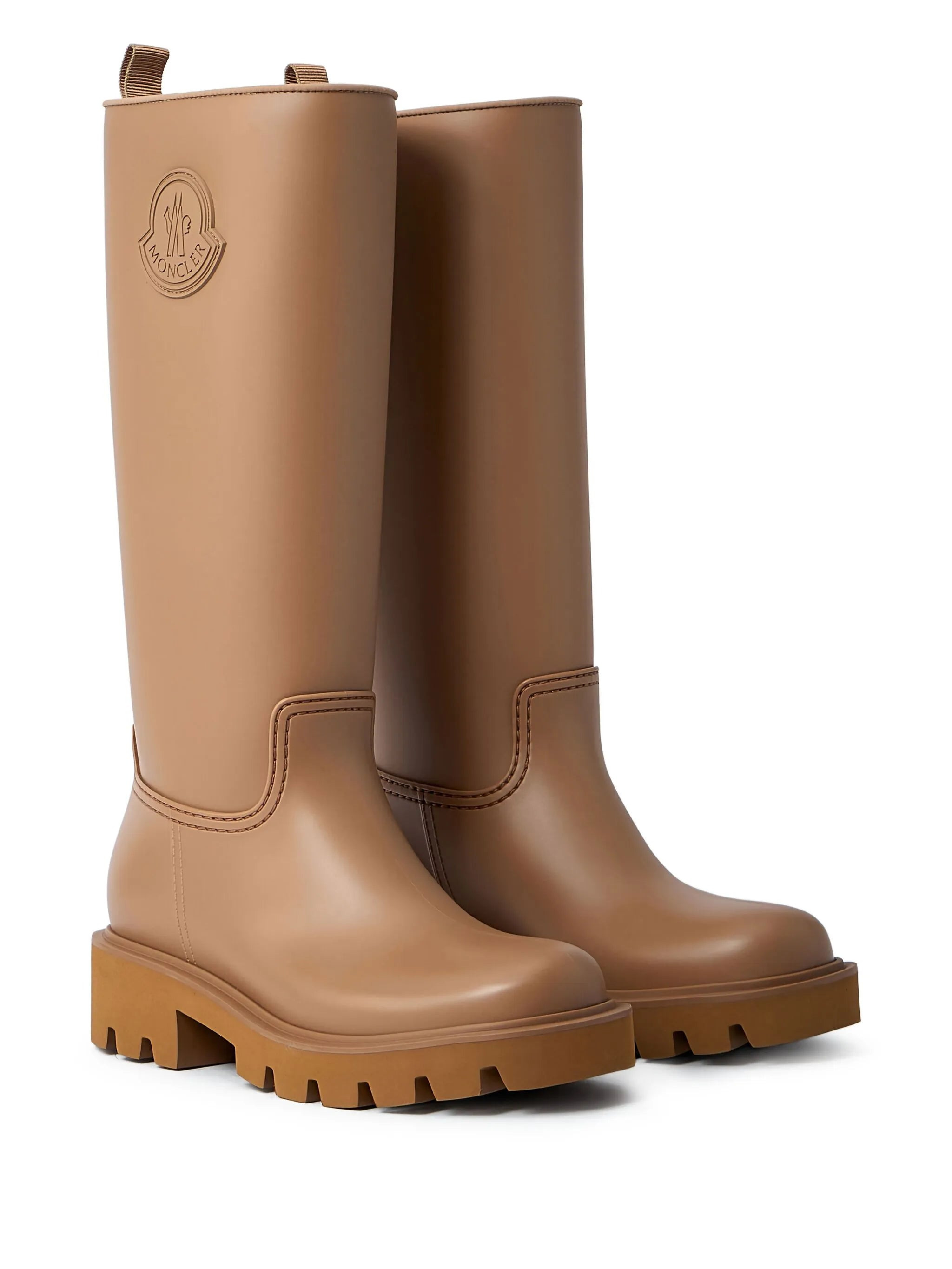 Moncler Logo-patch Knee-high Boots - 3