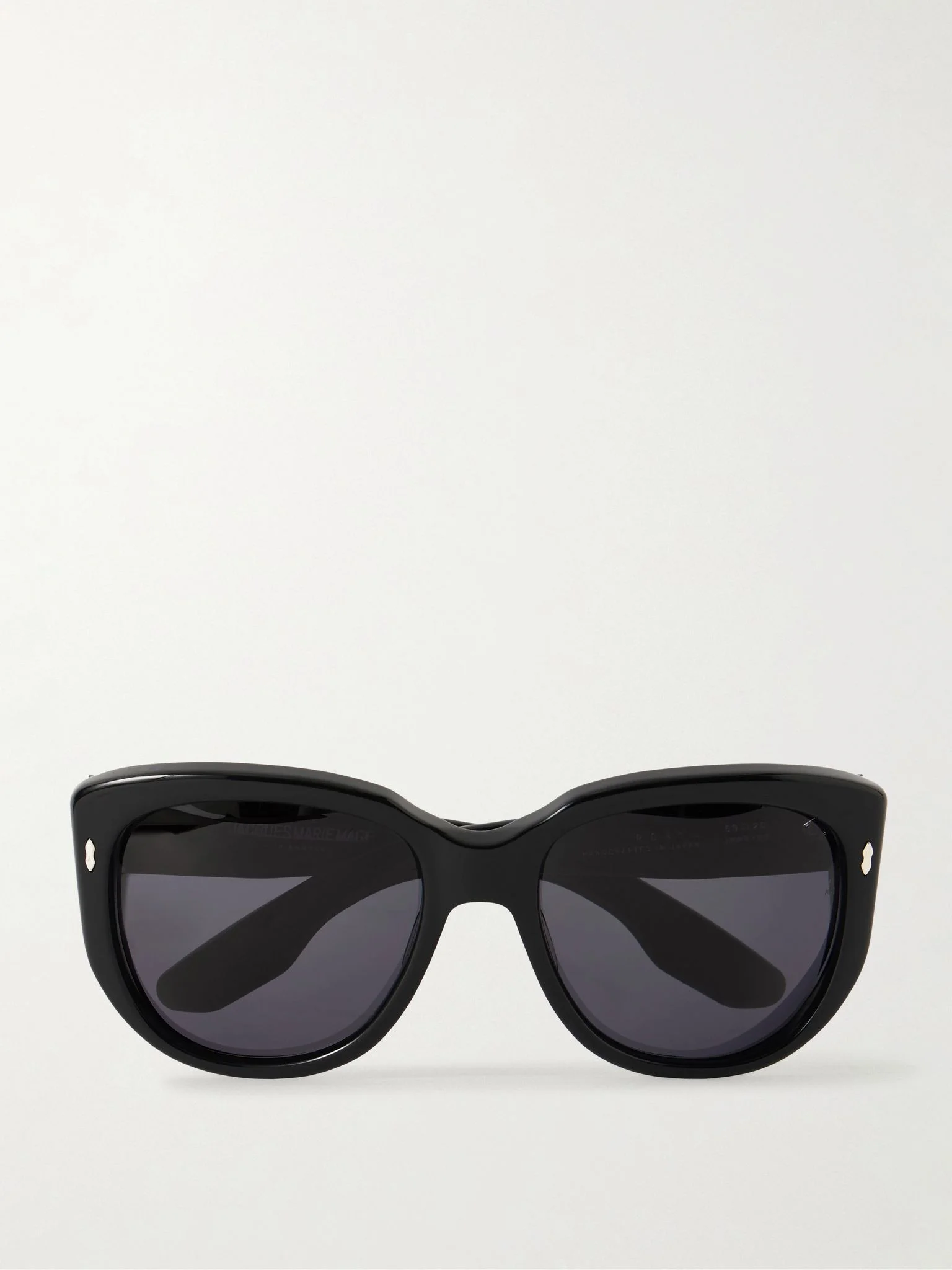 Roxy round-frame acetate sunglasses Black - 1