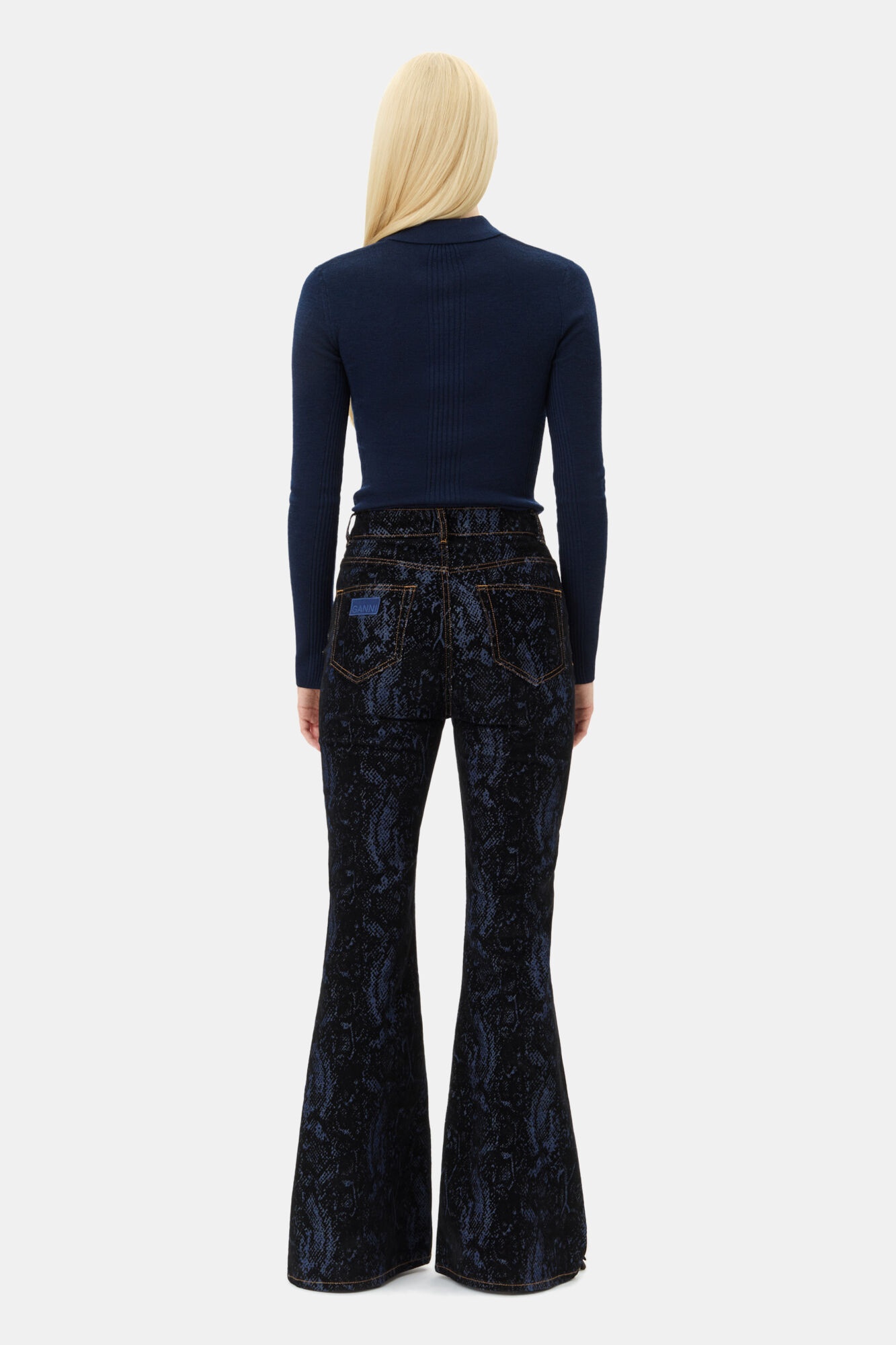 BLUE SNAKE GODDI JEANS - 5