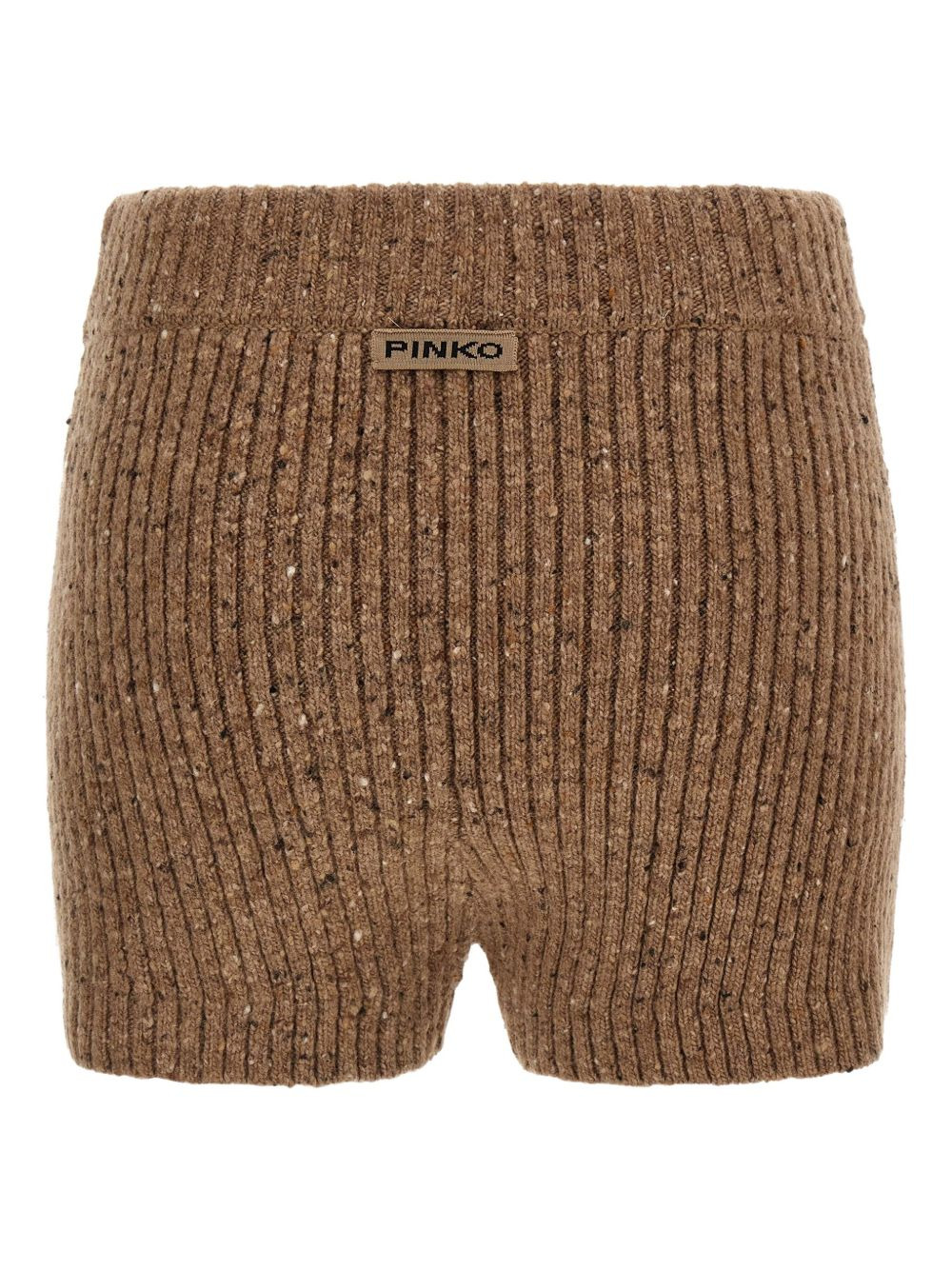 embellished ribbed shorts - 2