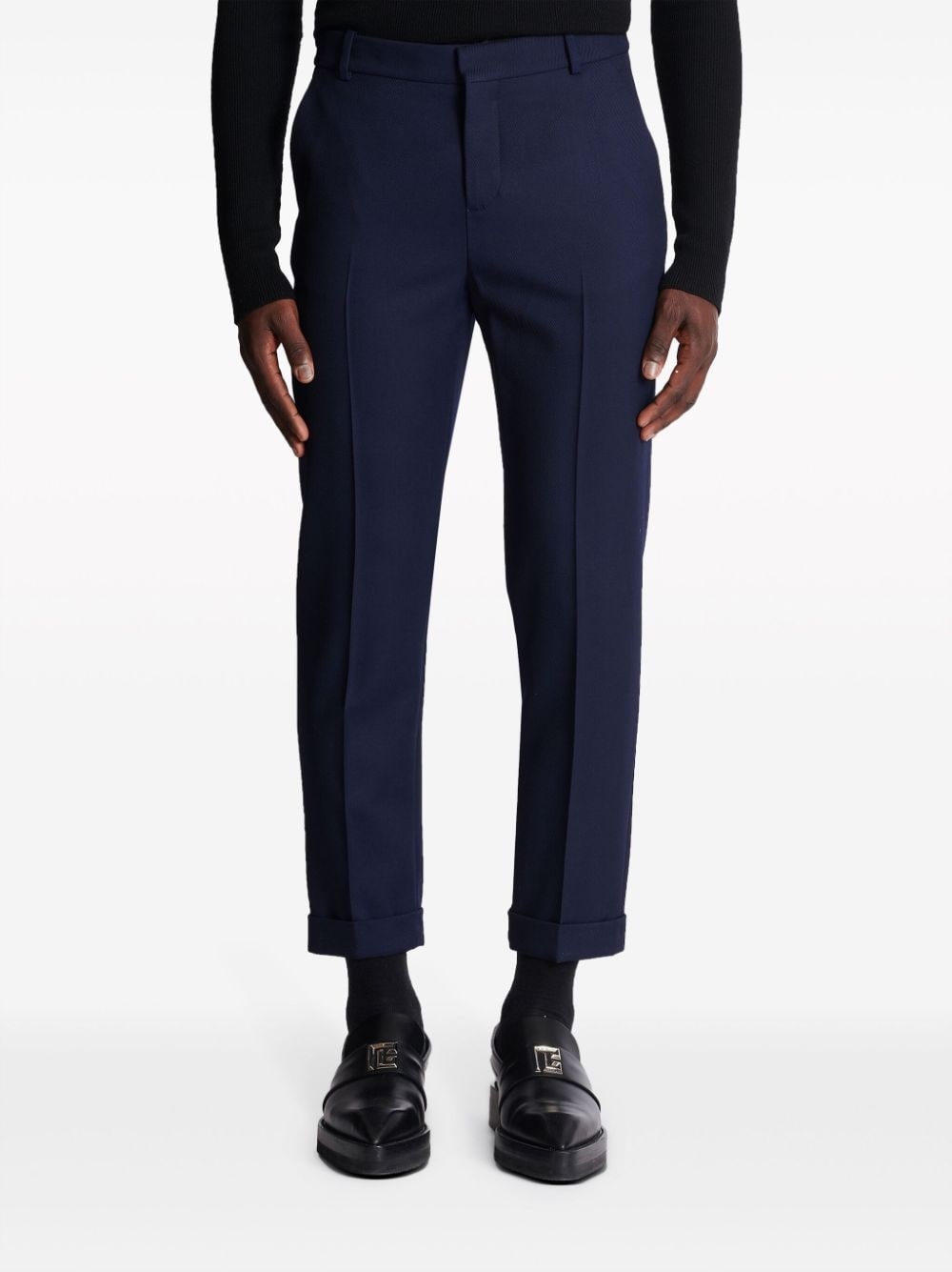 virgin-wool tailored trousers - 3