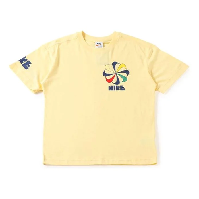 Nike Sportswear Vintage Printed TEE Men Yellow BV7632-746 - 1