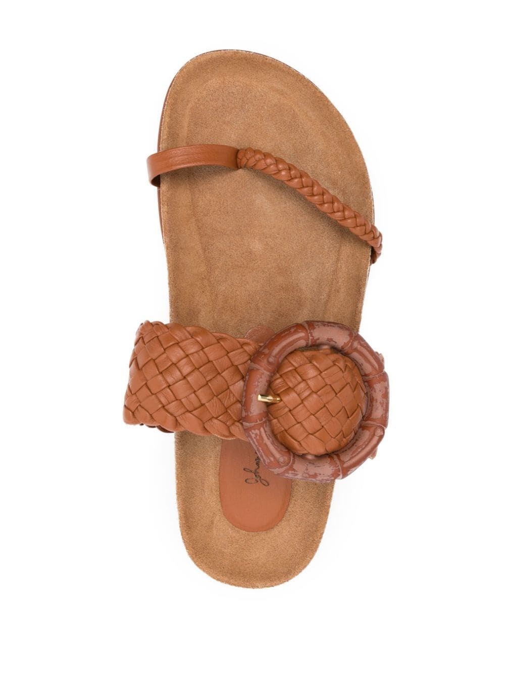 Broadwalk Romance leather slides - 4