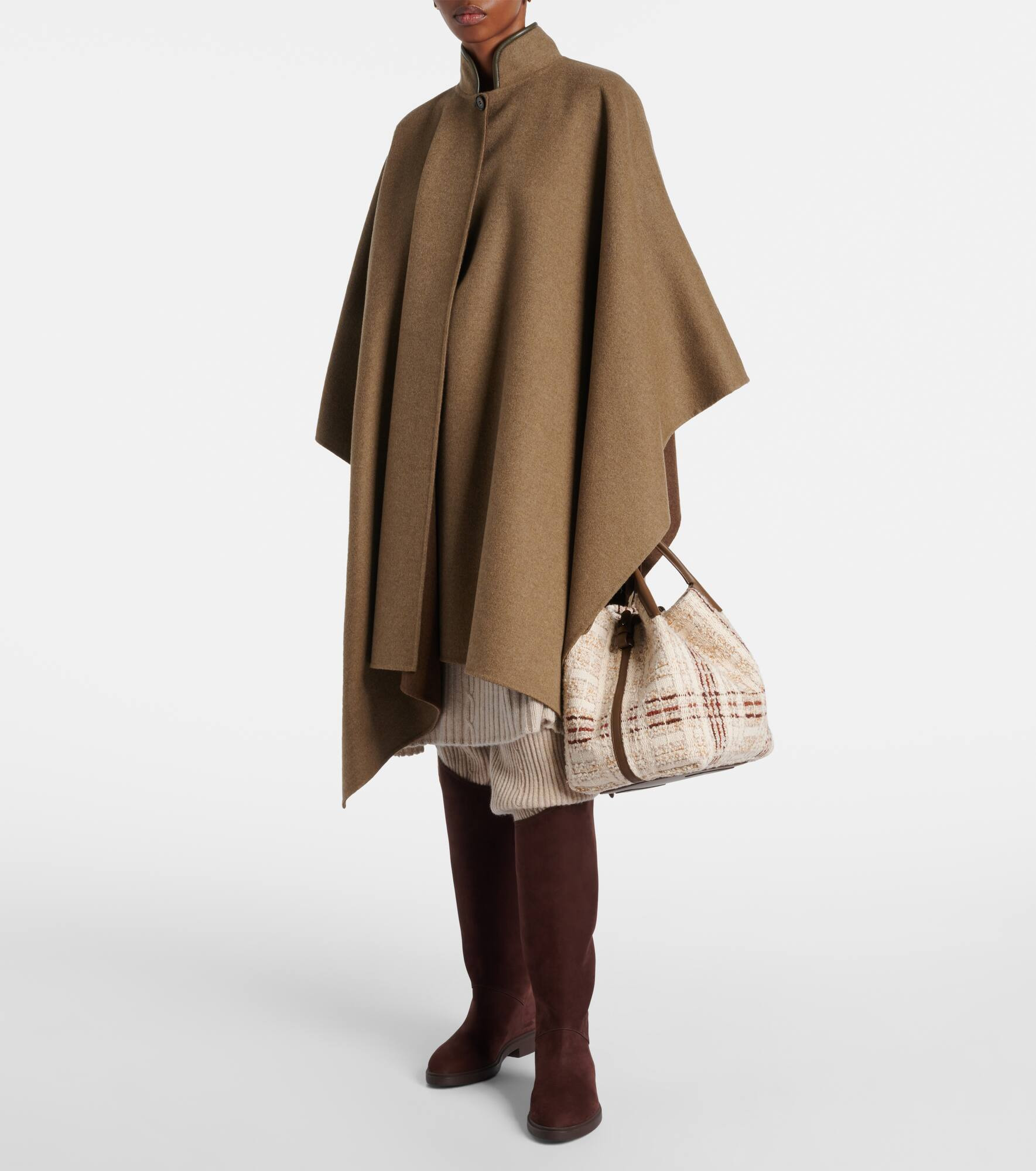 Bale Large leather-trimmed tote bag - 5