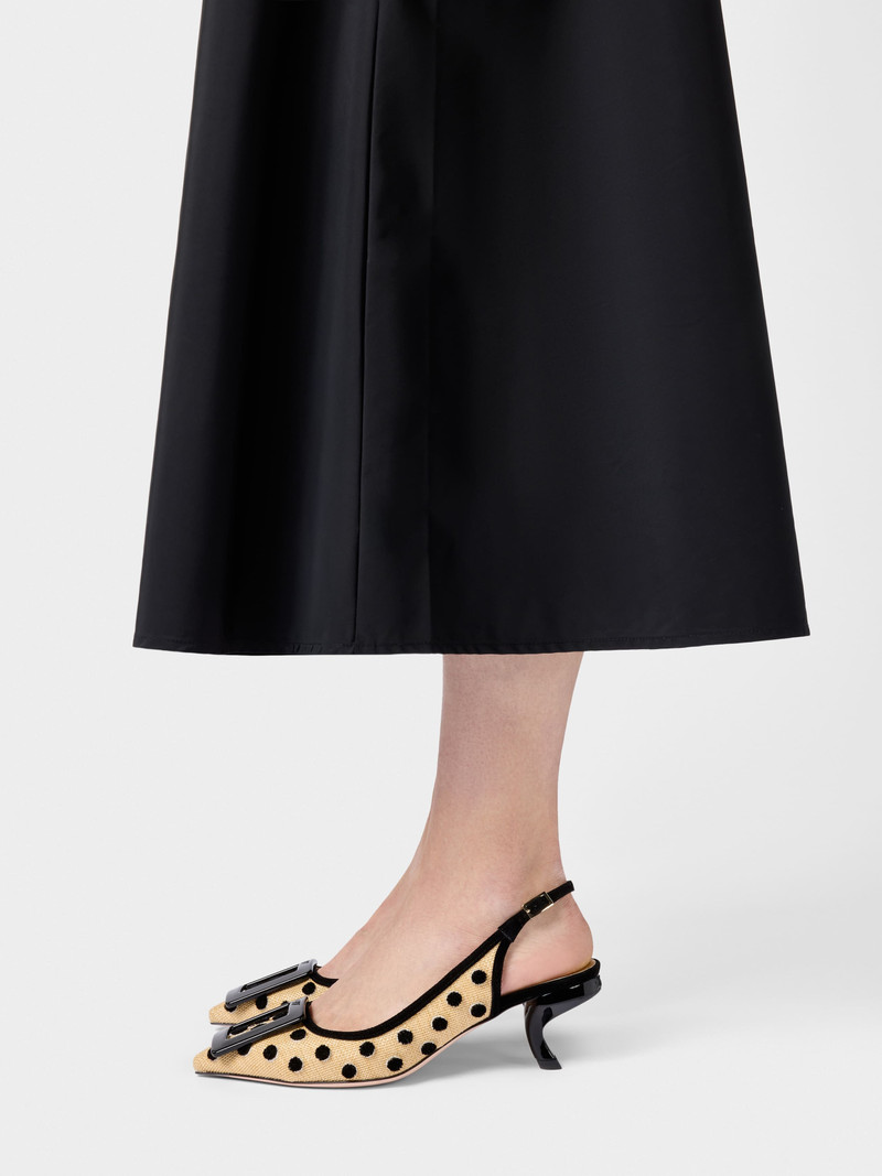 Roger Vivier Polka Dot Virgule Slingback Pumps outlook
