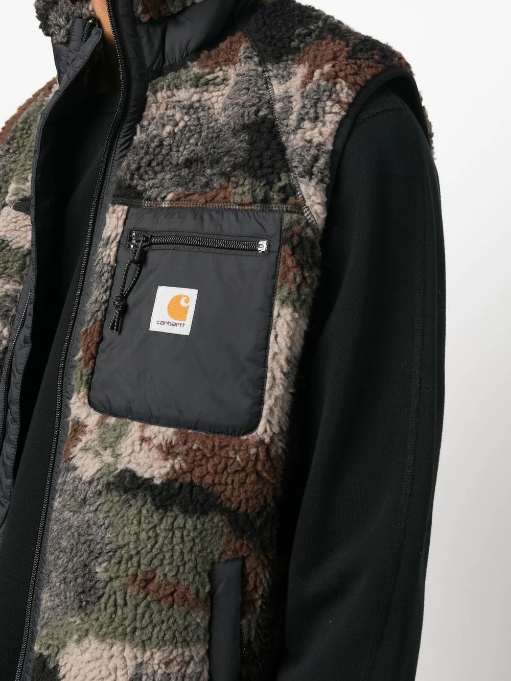 Prentis camouflage-print vest - 5