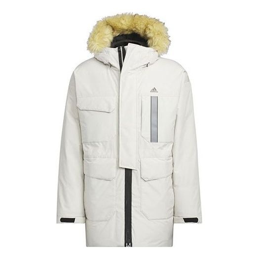 adidas Furry Down Parka 'White' IS0365 - 1