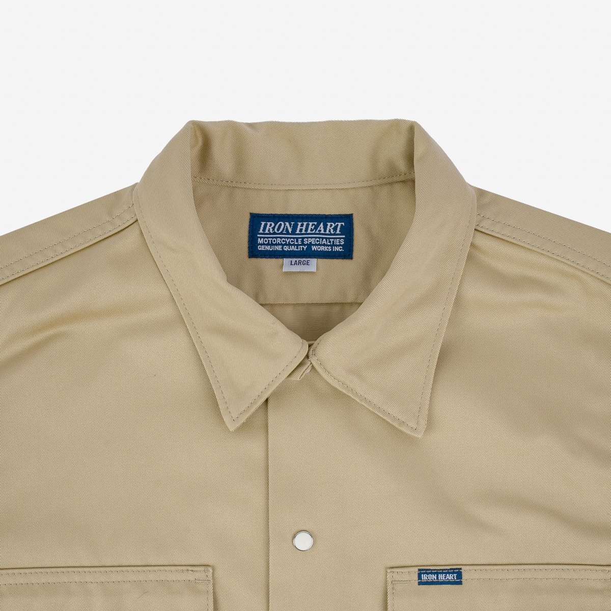 IHSH-383-BEI 9oz T/C Mechanic Shirt - Beige - 8