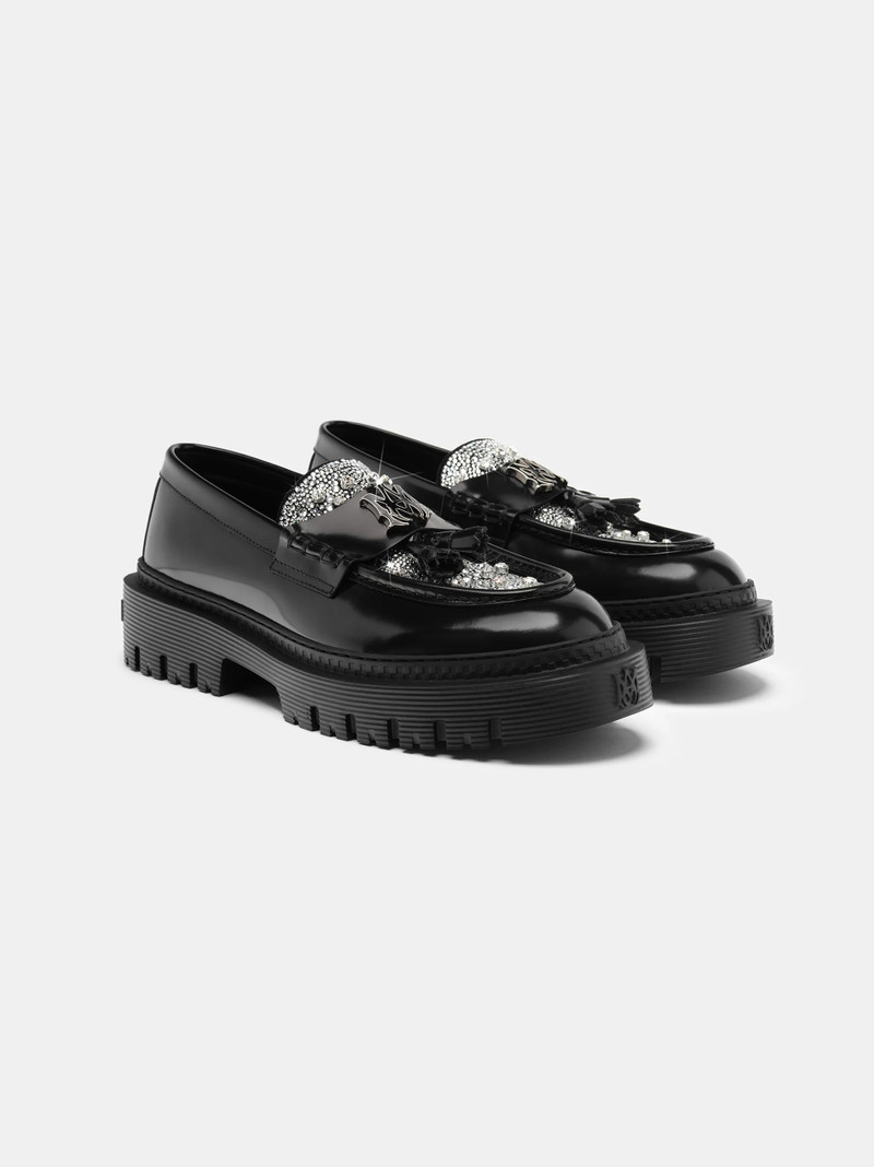 AMIRI MA TASSLE CRYSTAL JUMBO LOAFER outlook