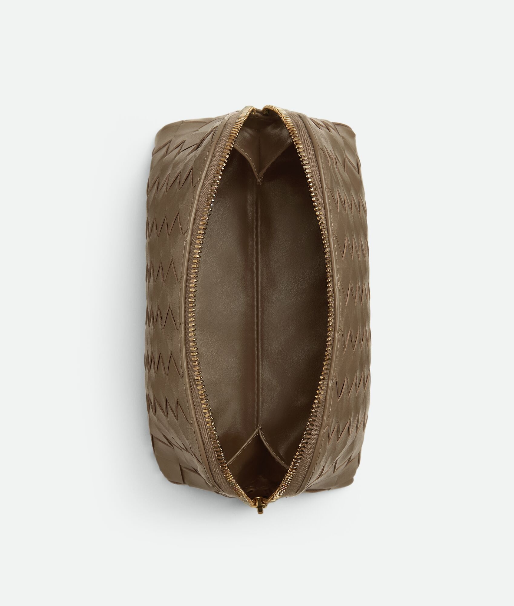 Intrecciato Medium Half-Moon Beauty Pouch - 2