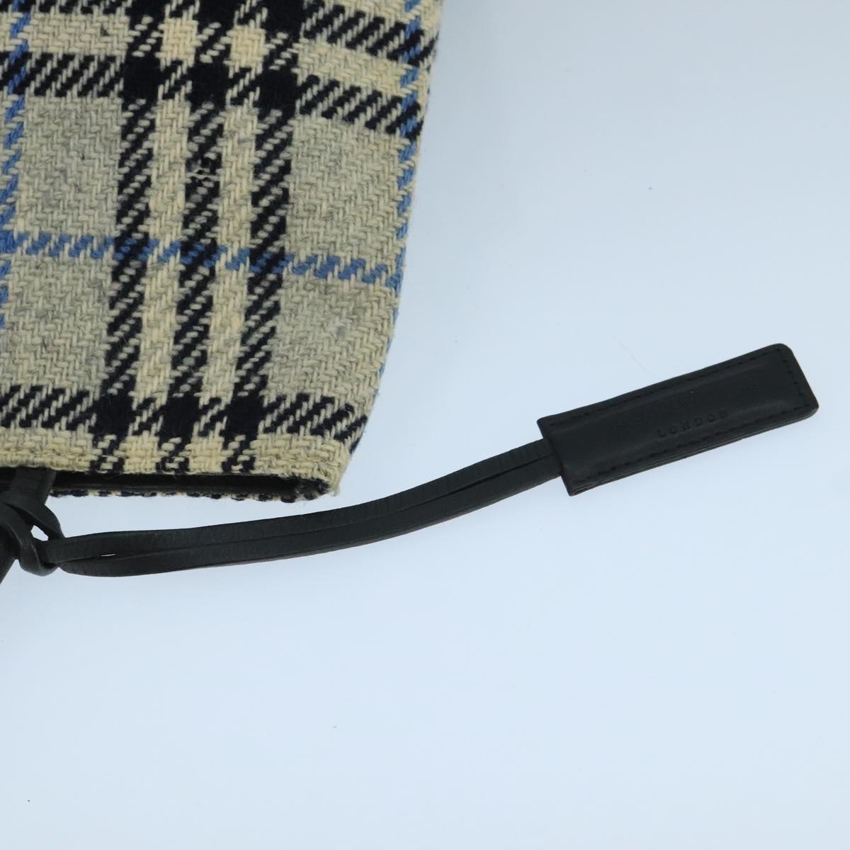 Burberry Nova Check Hand Bag Wool Gray - 10