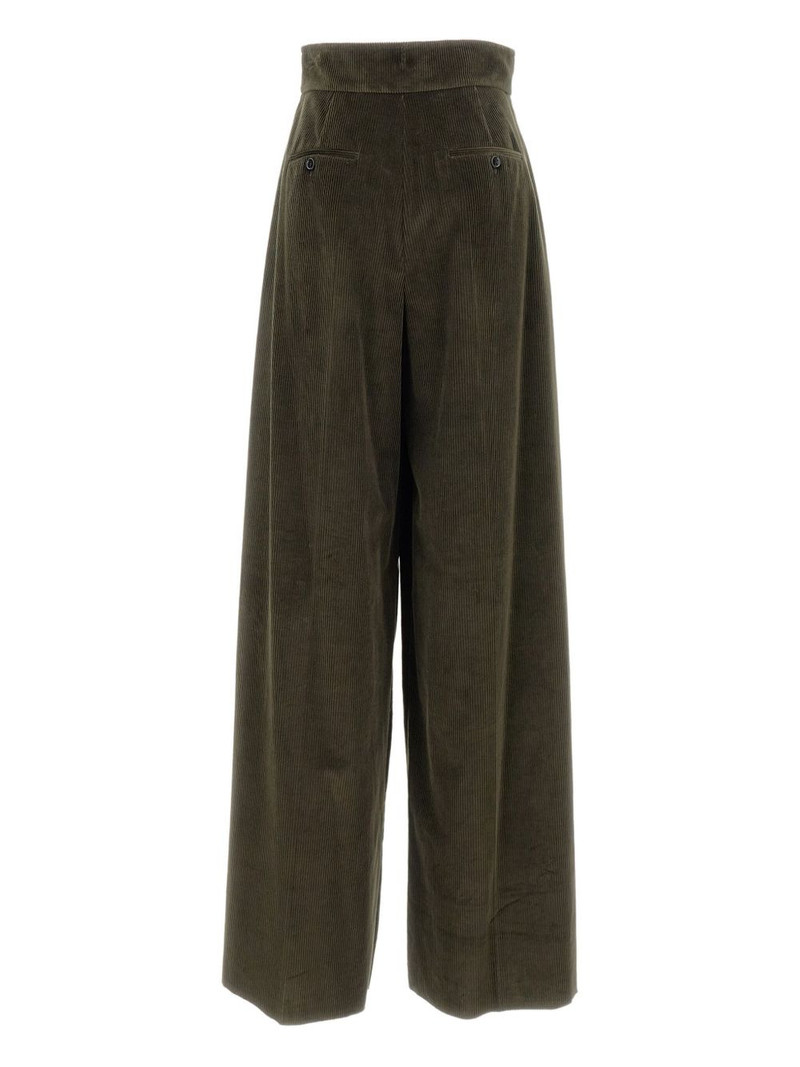Max Mara pleated corduroy trousers outlook