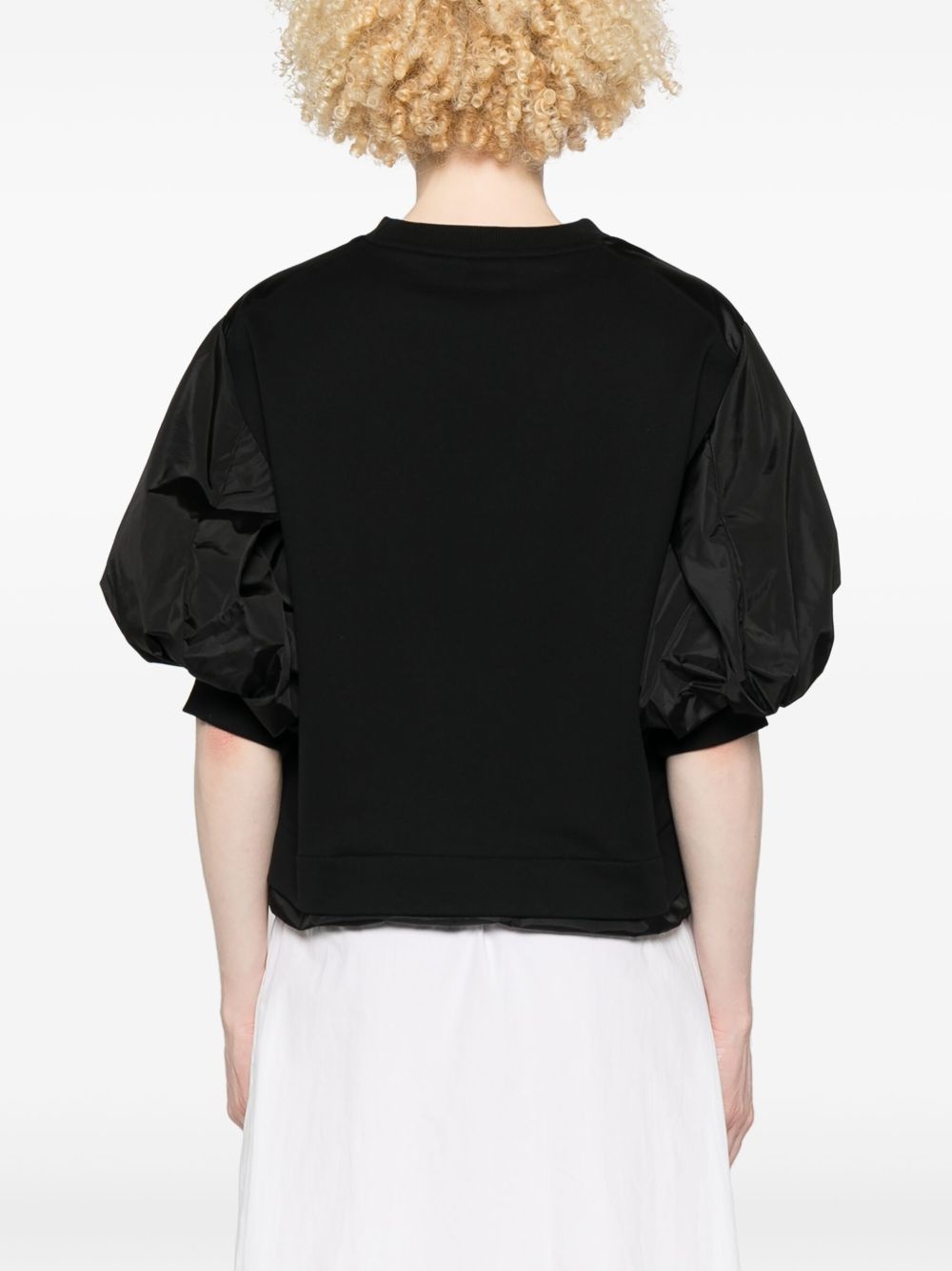 contrast-sleeves T-shirt - 4