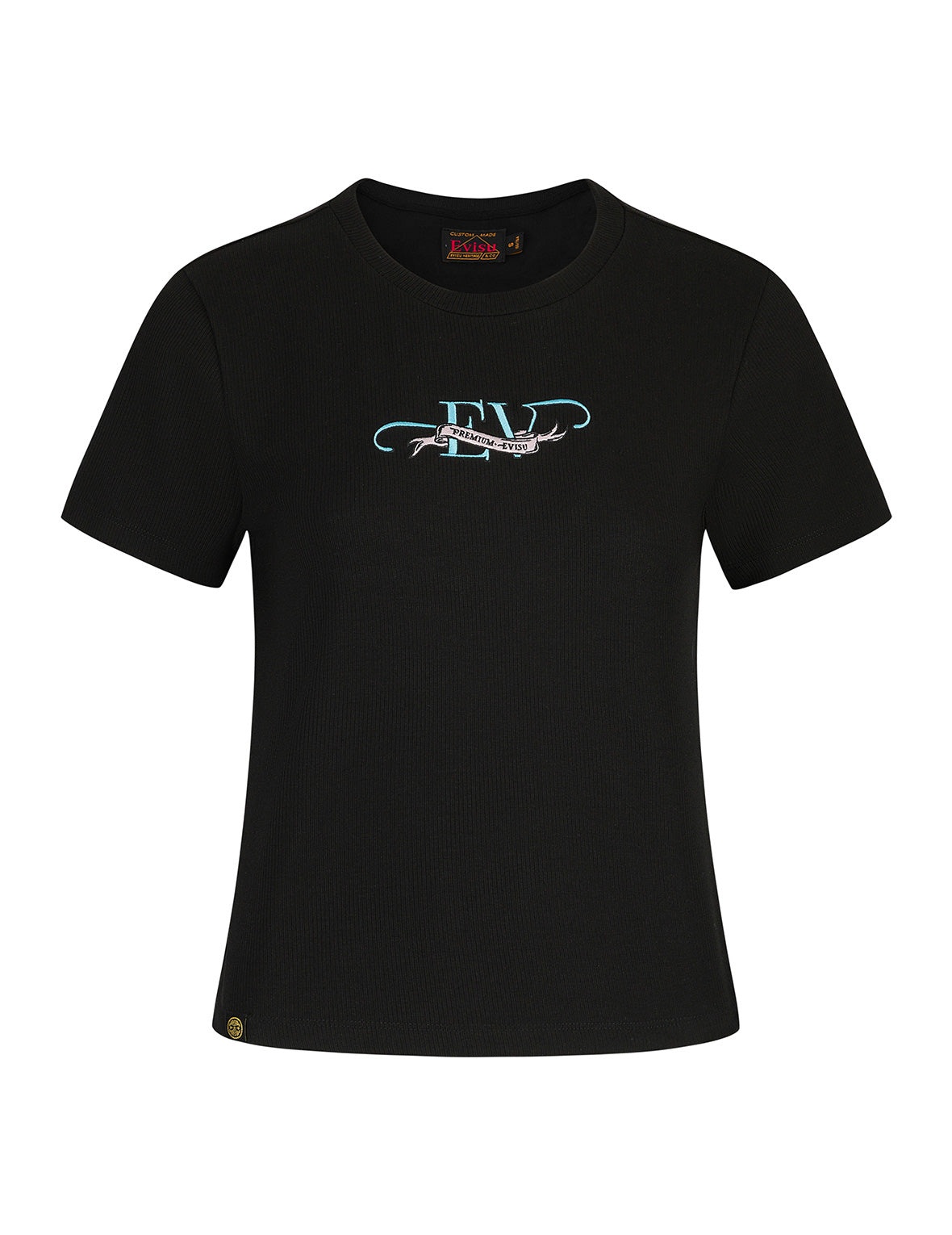 "EV" Print Slim Fit T-shirt - 9
