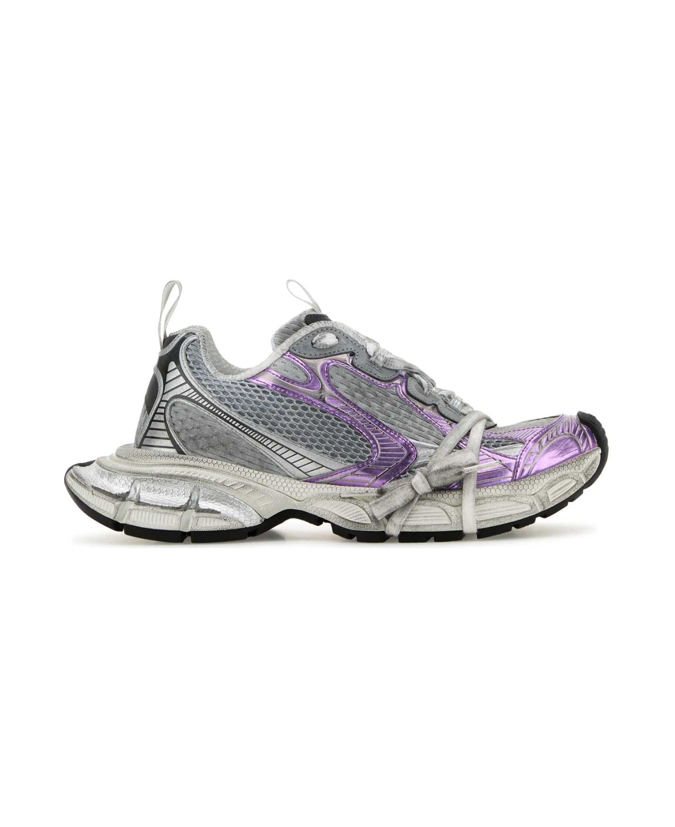 Multicolor Mesh And Rubber 3xl Sneakers - 1
