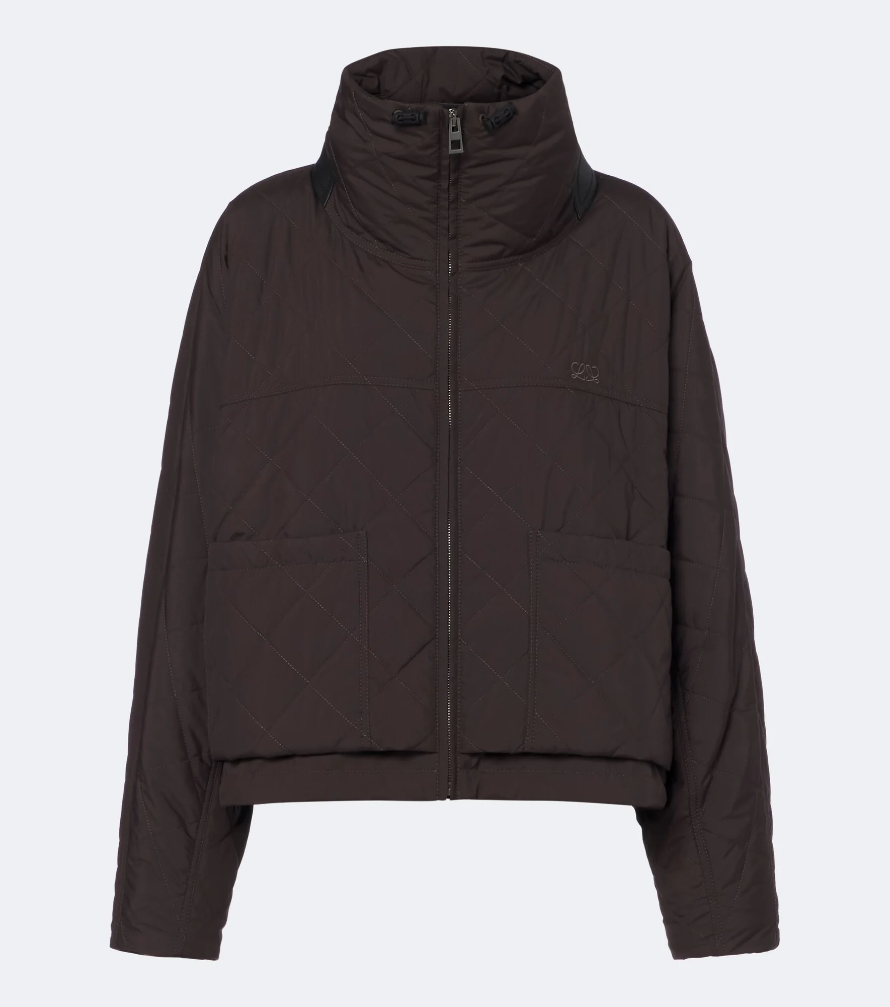 Double L quilted cropped jacket - 1