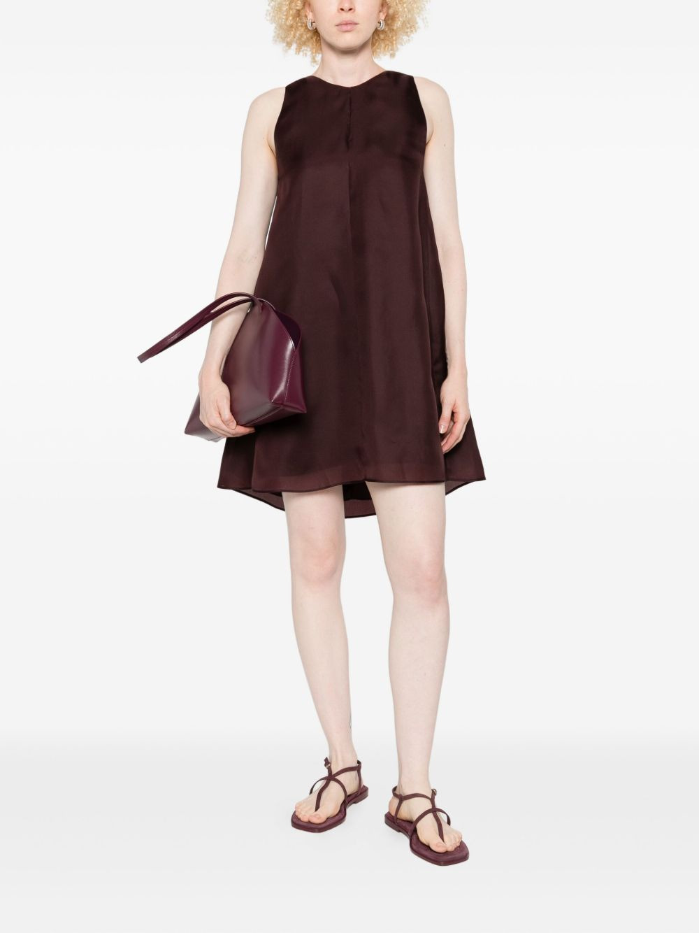Clay sleeveless silk dress - 2