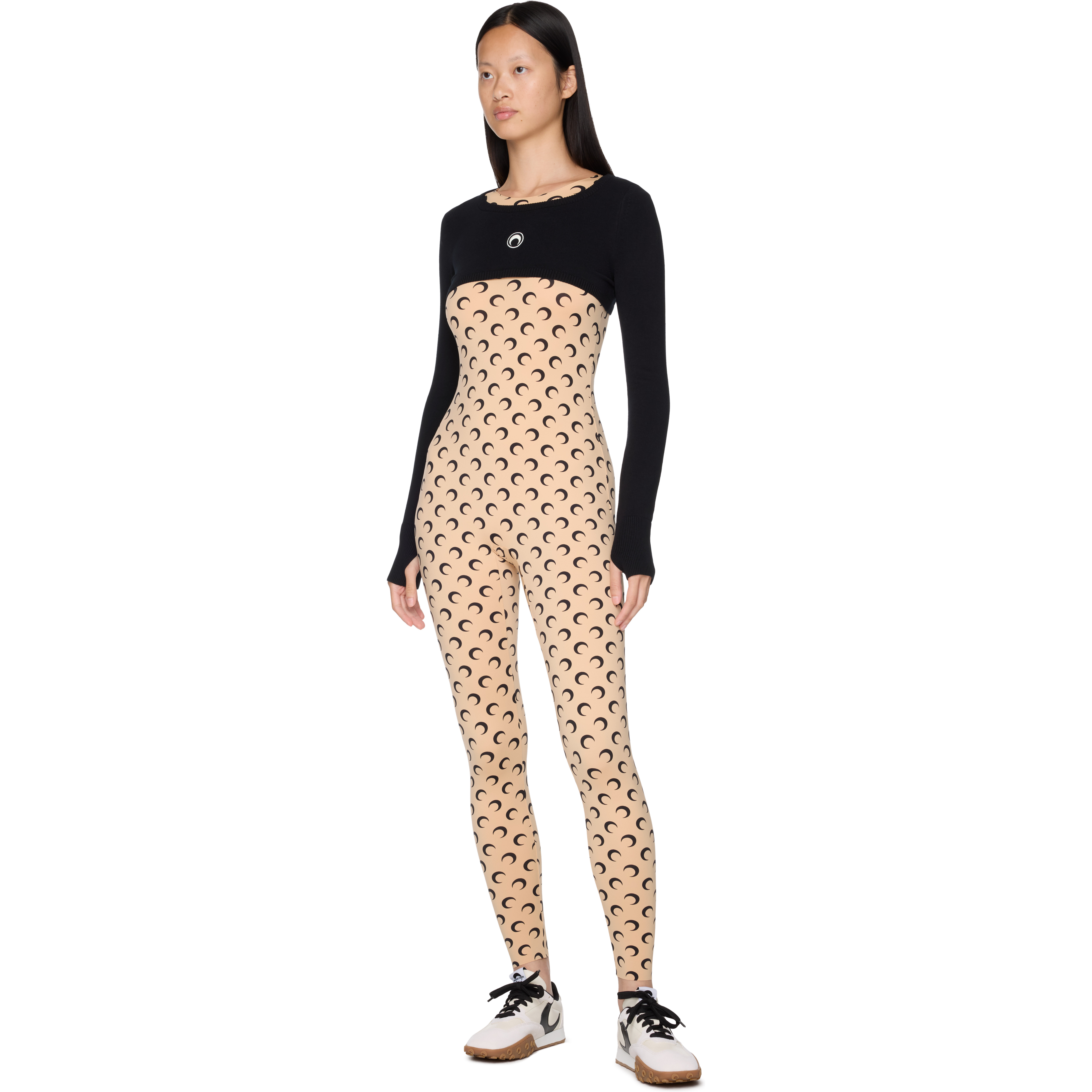 Recycled Jersey Moon Catsuit - 4