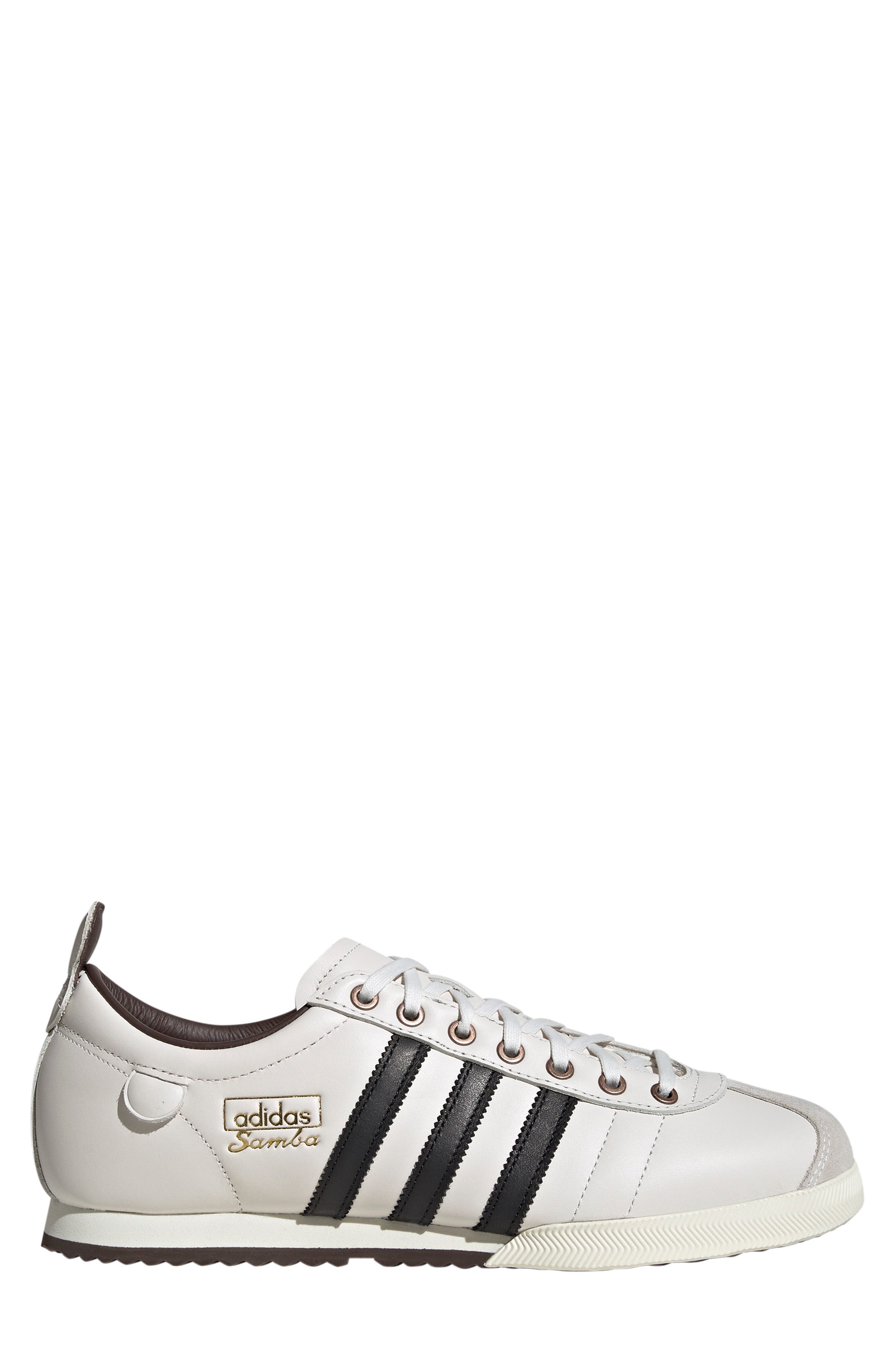 adidas Samba 62 Sneaker in Cloud White/Black/Brown at Nordstrom - 3