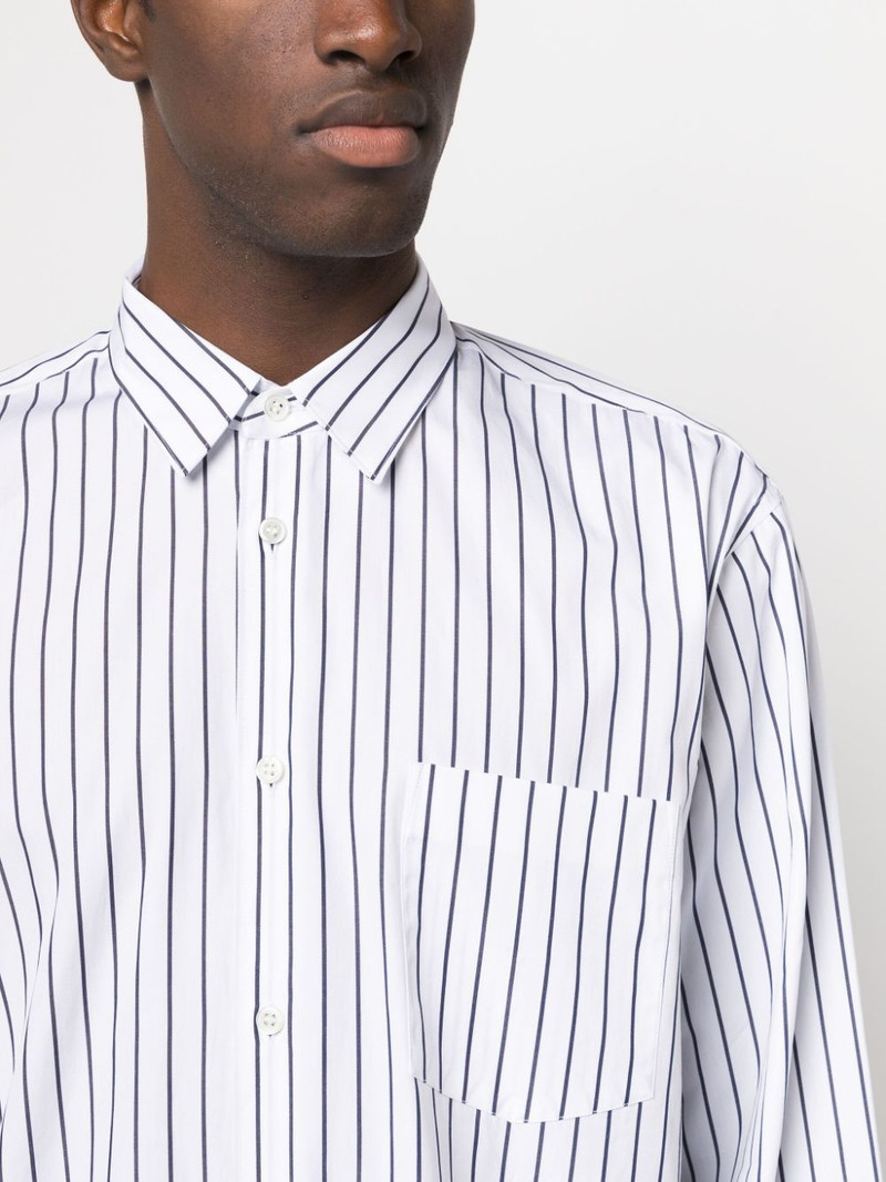 striped long-sleeve cotton shirt 5