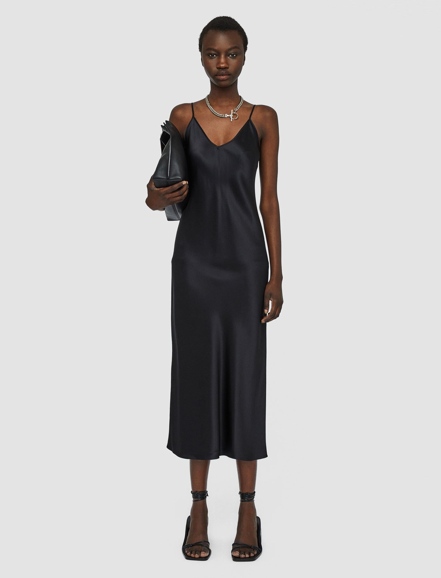 Clea Silk Satin Dress - 2