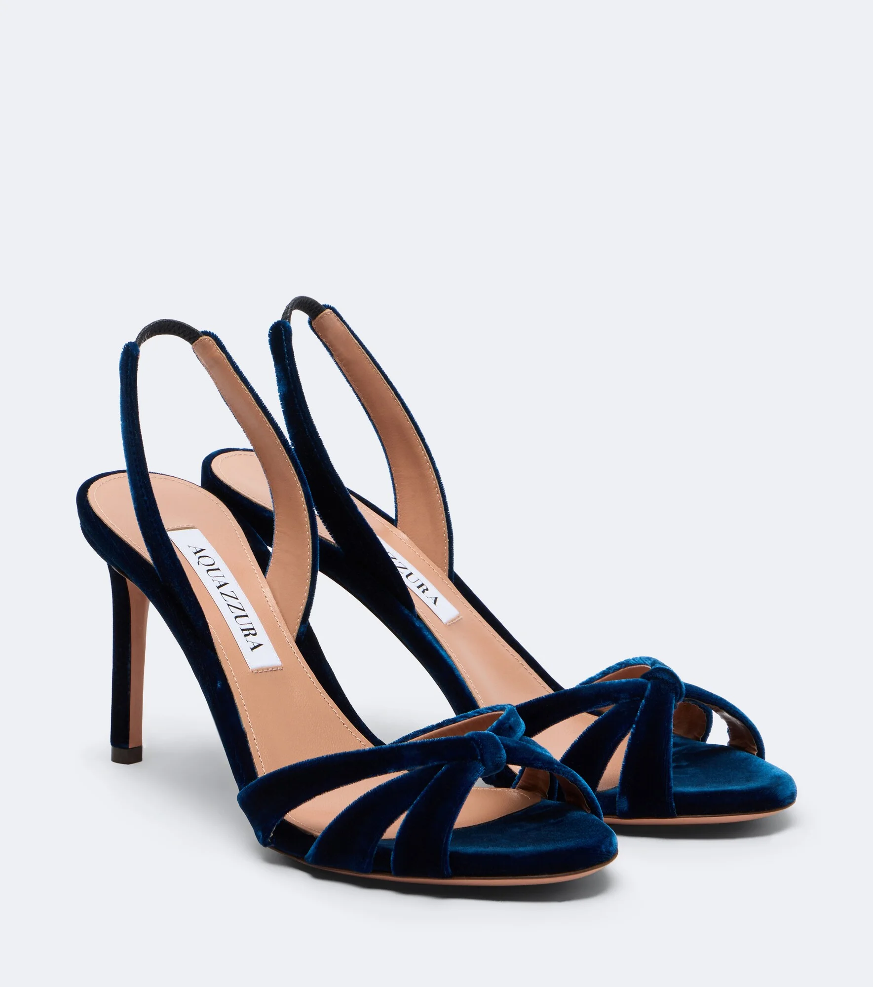Tati velvet slingback sandals - 1